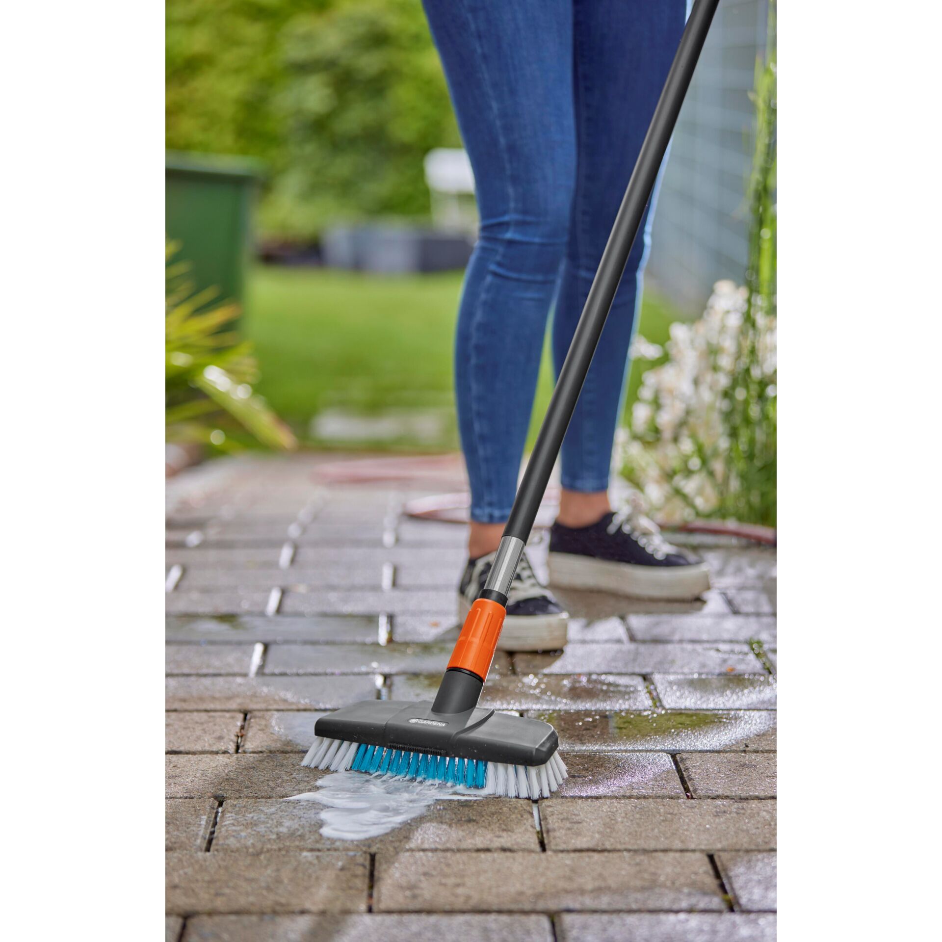Gardena Cleansystem Wasch-Set Stiel hard
