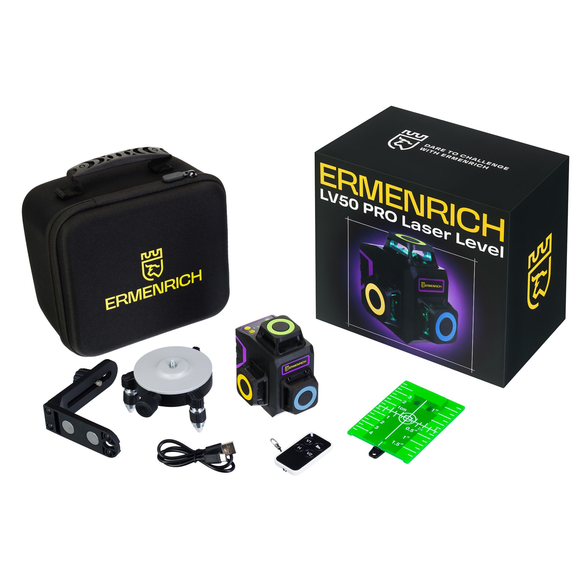 Ermenrich LV50 PRO Laserniveau violett