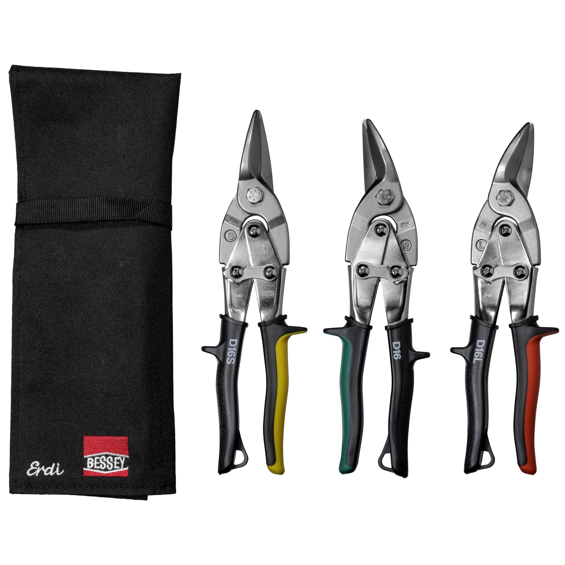 BESSEY Figuren-Scheren-Set in Rolltasche DSET16