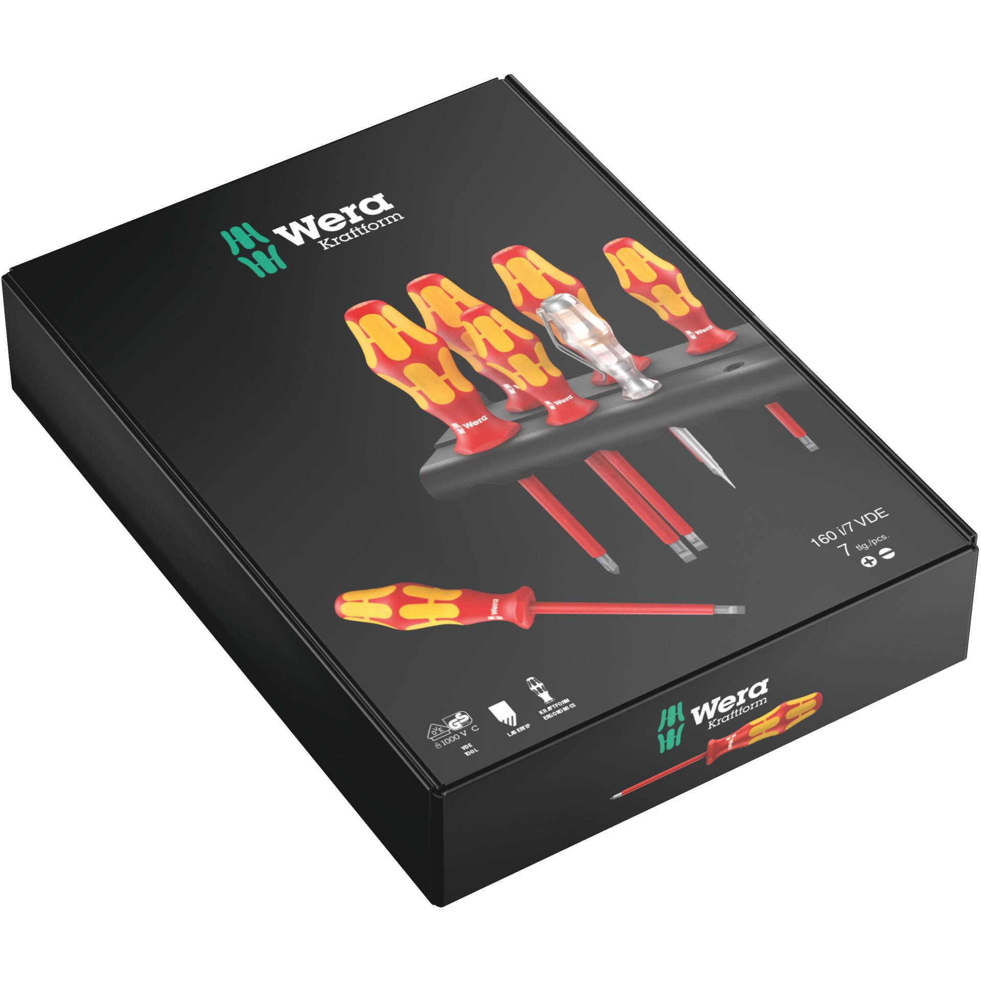 Wera 160i/7 Rack Schraubendrehersatz