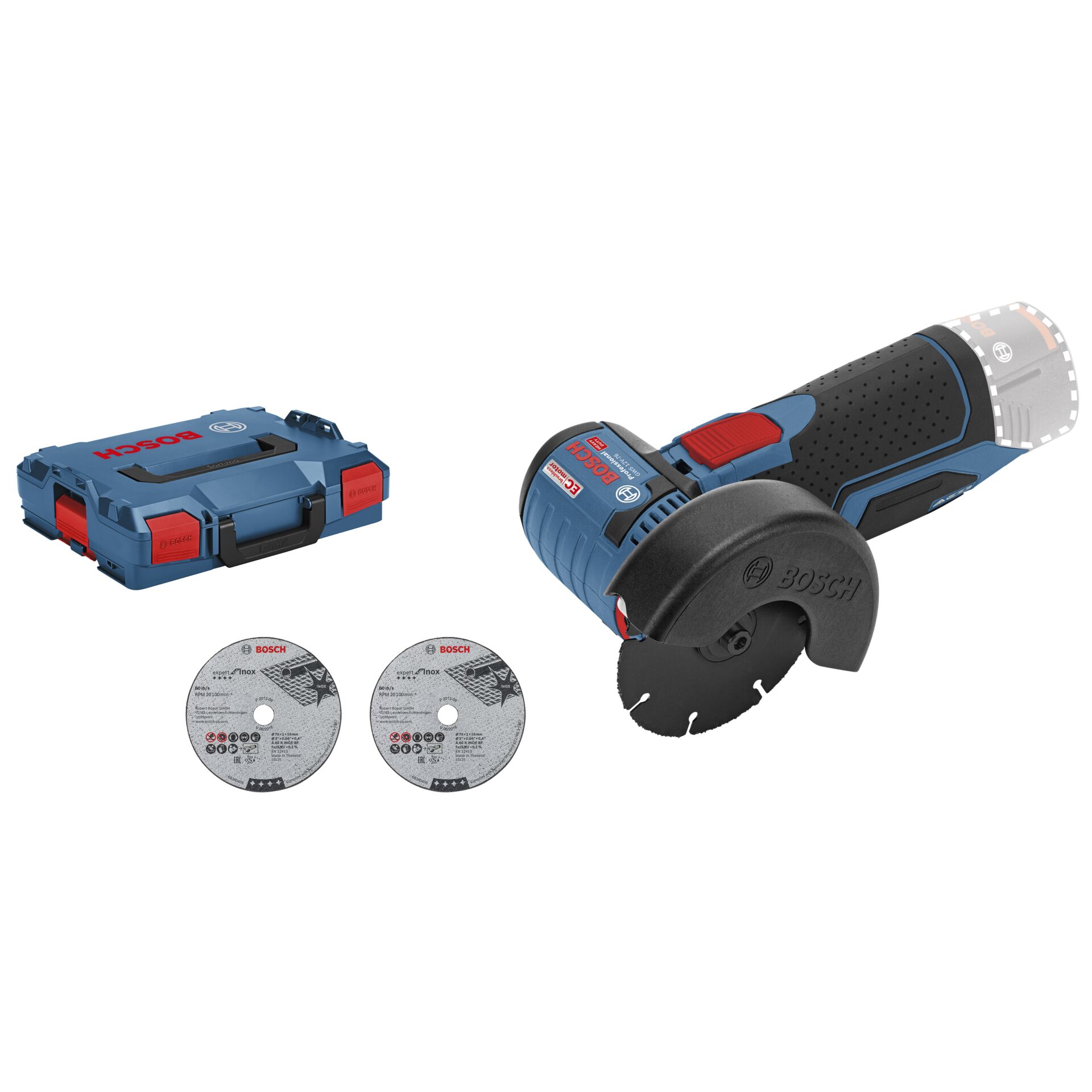 Bosch GWS 12V-76 Akku-Winkelschleifer