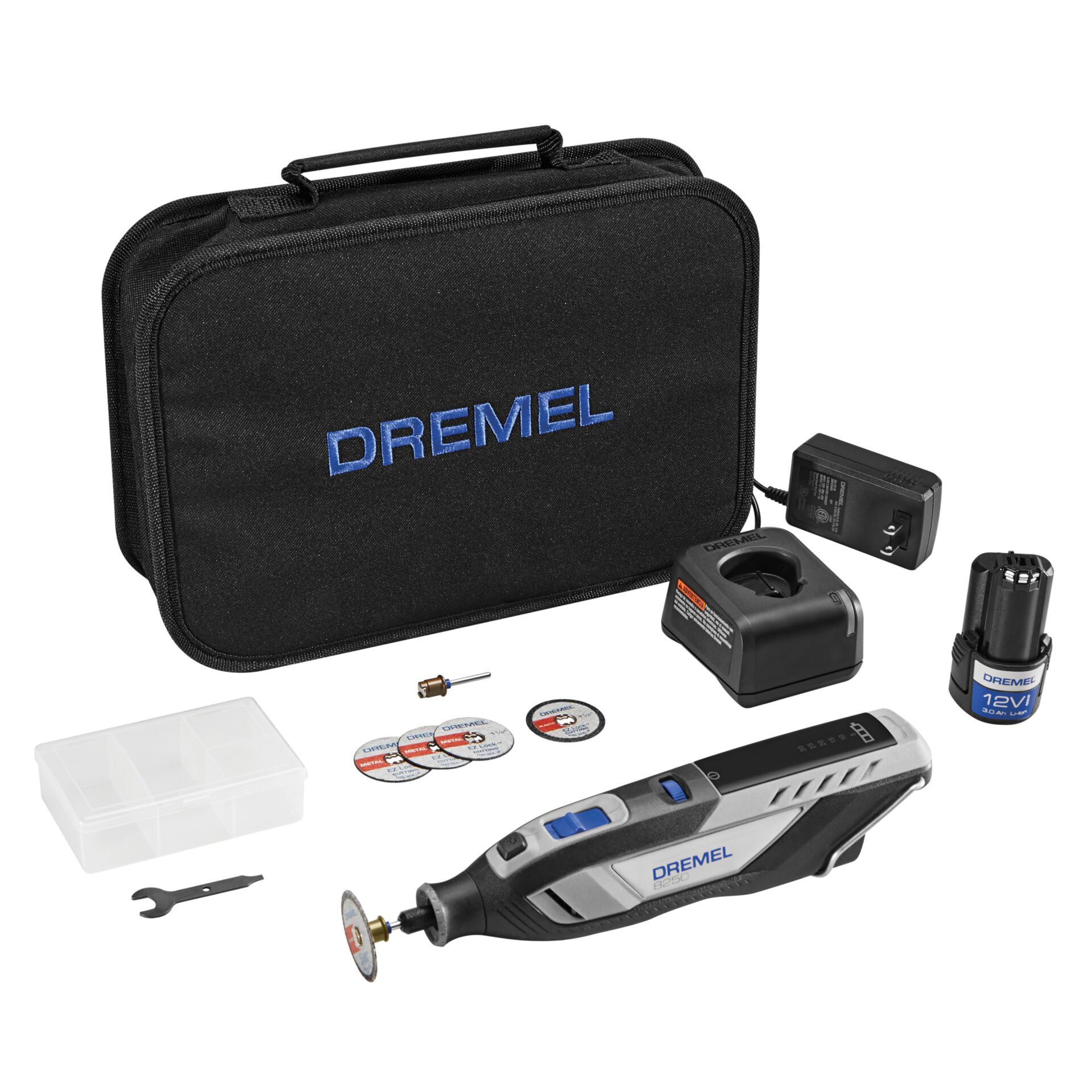 Dremel 8250 2.0 Ah 12V Li-Ion 5-tlg. Zubehör