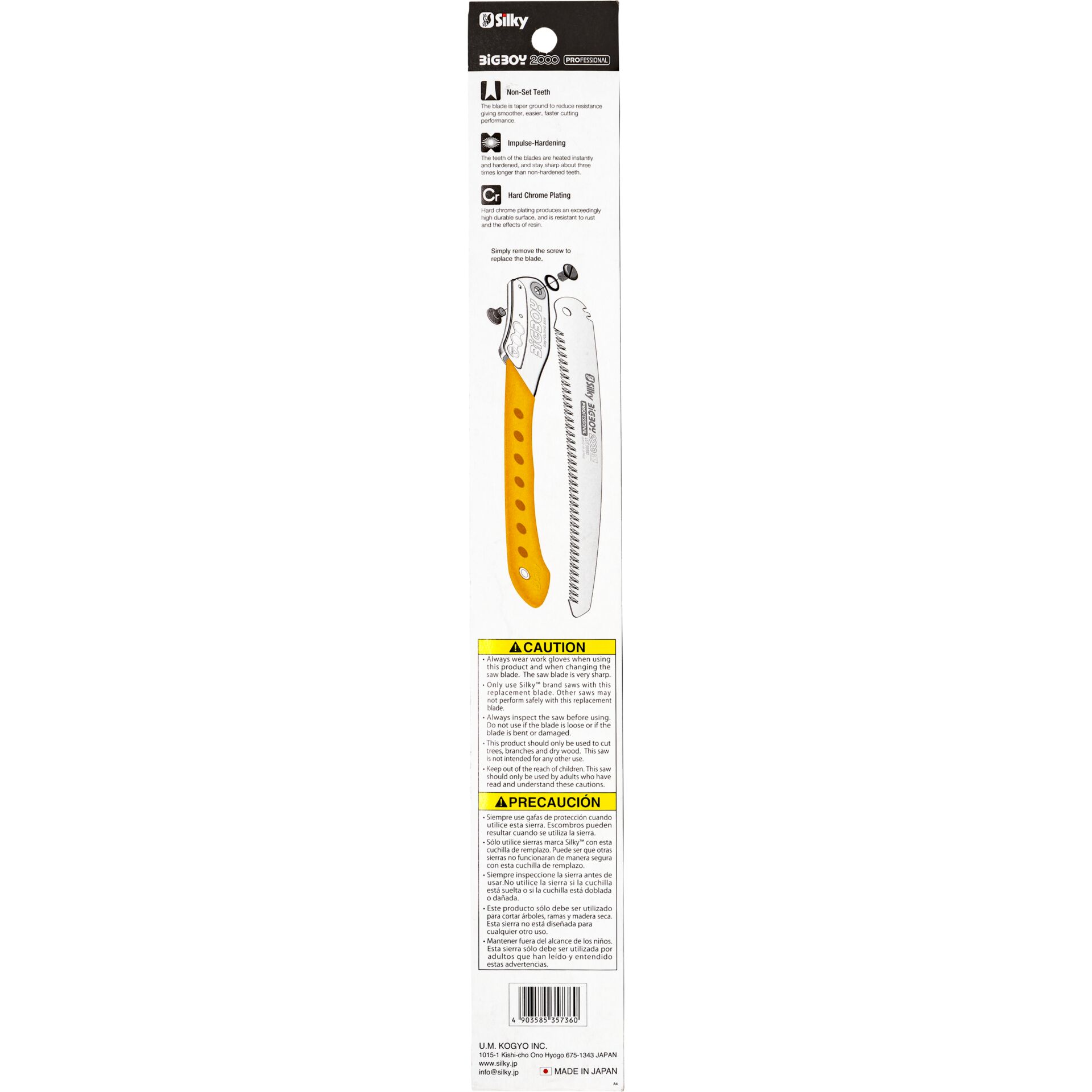 Silky Ersatzsägeblatt für Bigboy 2000 Curve 360-6,5 extra grob