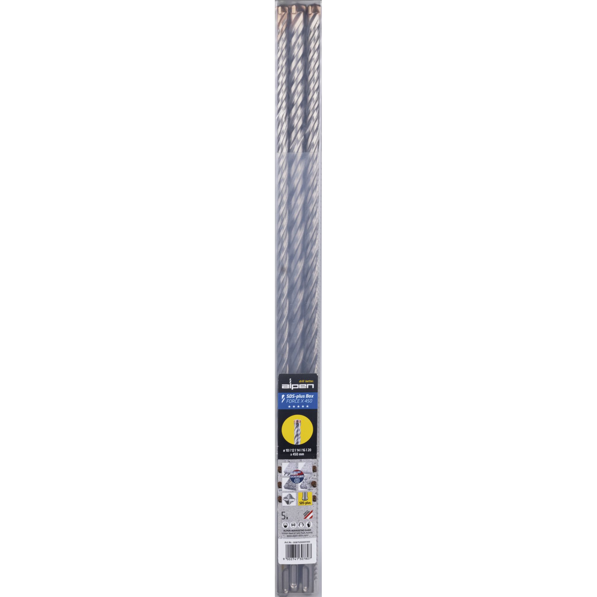 Alpen Satz SDS+ 5 tlg. (875) FOR CE X