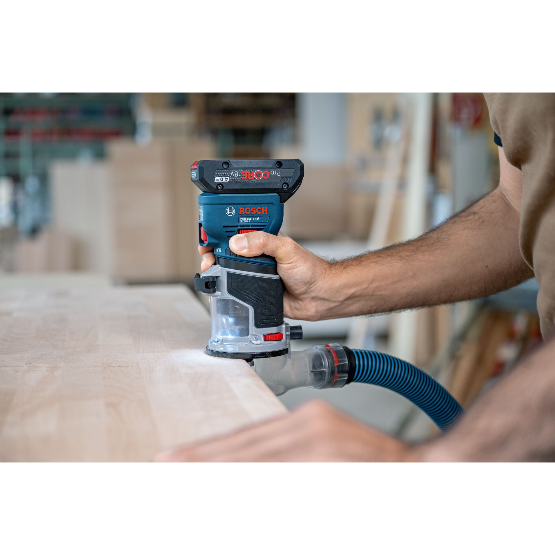 Bosch GKF 18V-8 Akku-Kantenfräse
