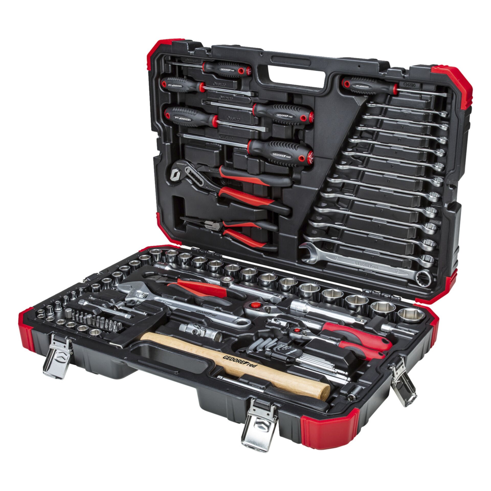 GEDORE red Steckschlüssel-Satz 1/4  + 1/2  100-teilig