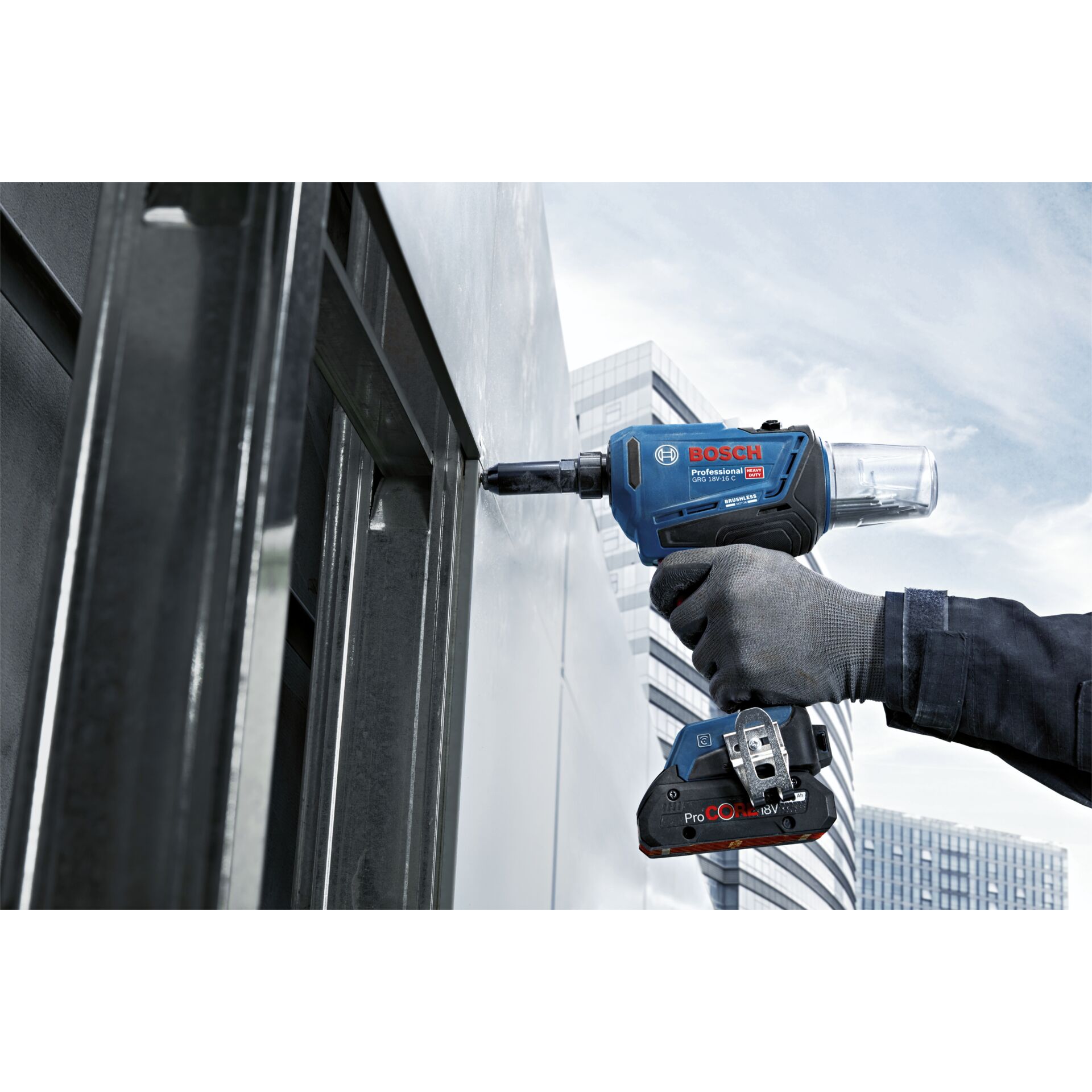 Bosch GRG 18V-16 C solo L-BOXX Akku-Nietpistole