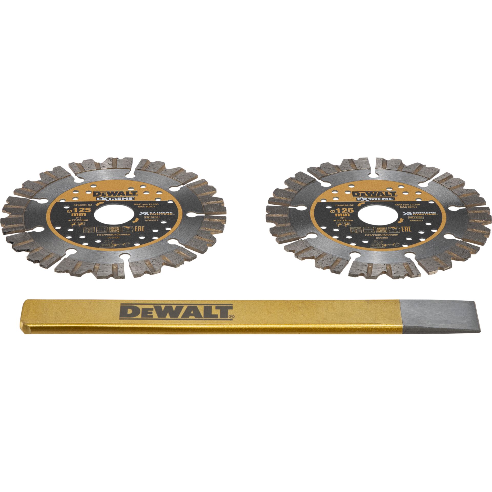 DeWalt DCG200NT-XJ Akku-Mauernutfräse