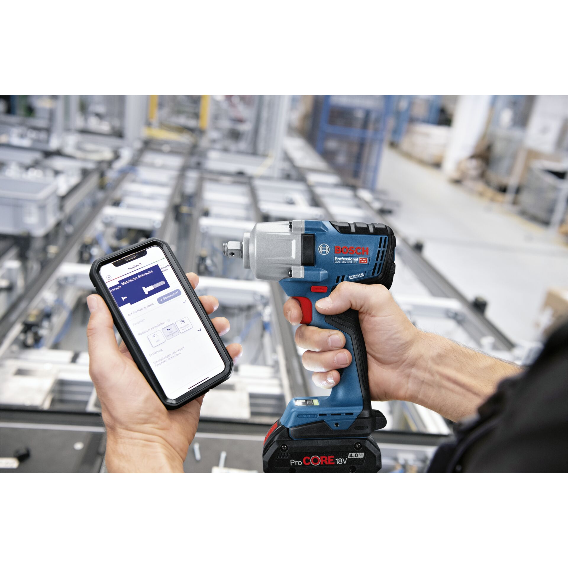 Bosch GDS 18V-450 HC Akku-Drehschlagschrauber