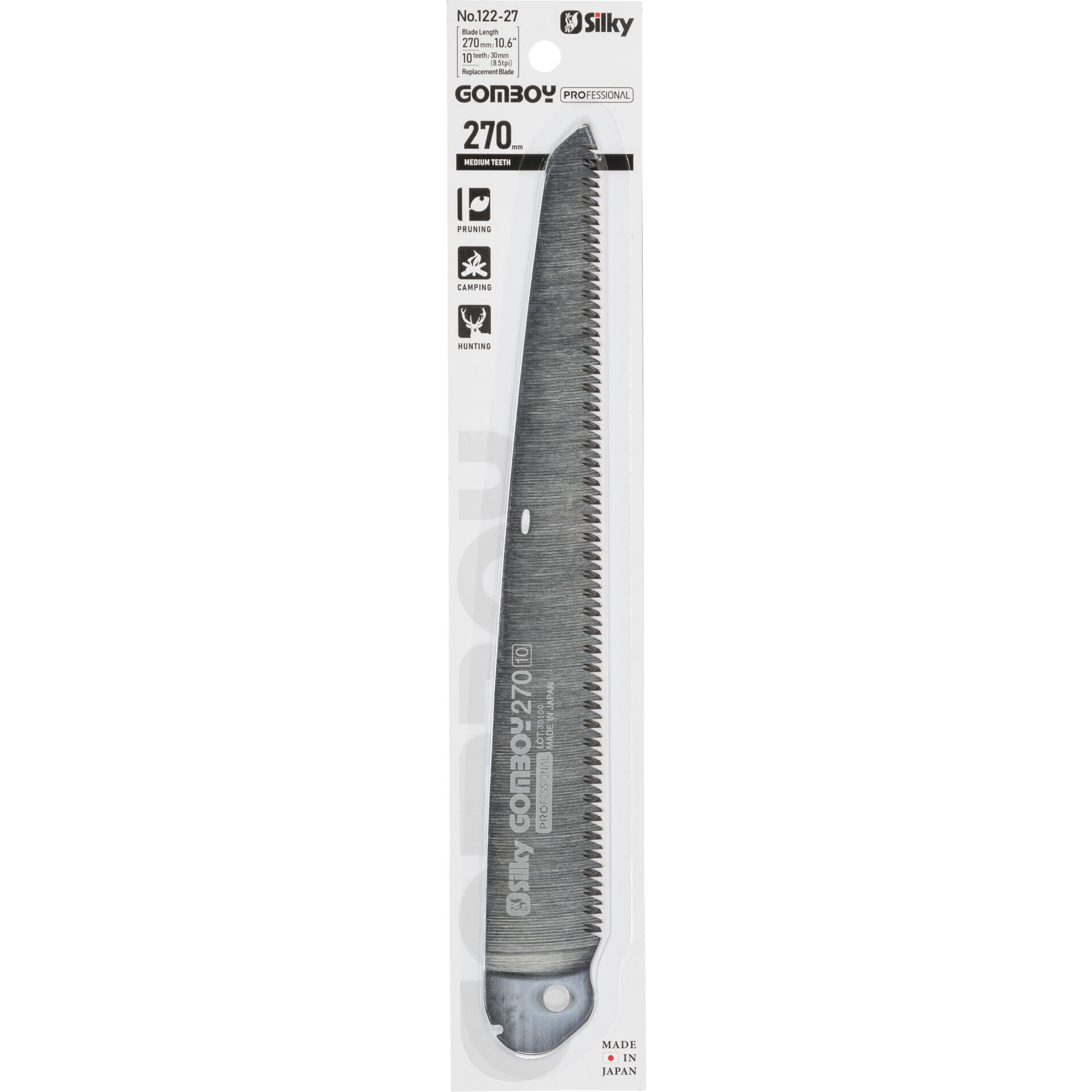 Silky Ersatzsägeblatt für Gomboy 270-10 medium (122-27)