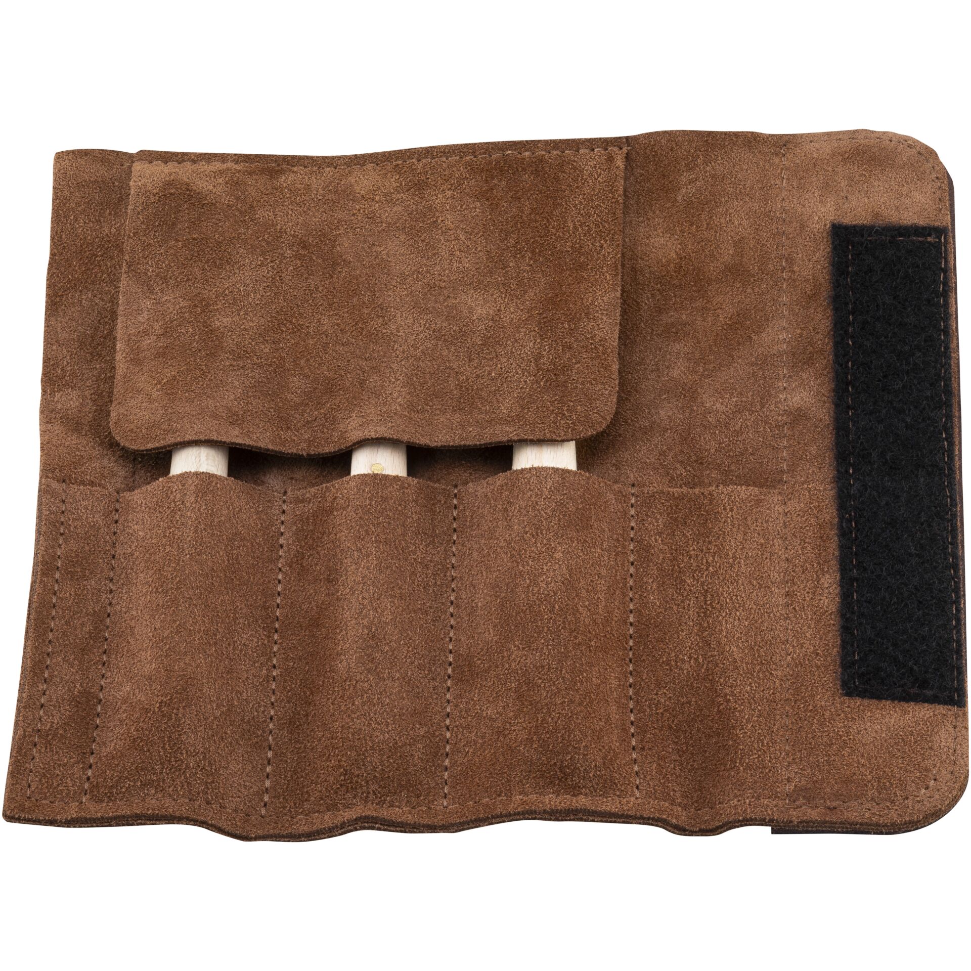Kirschen Schnitzmessersatz in Velourleder-Rolltasche