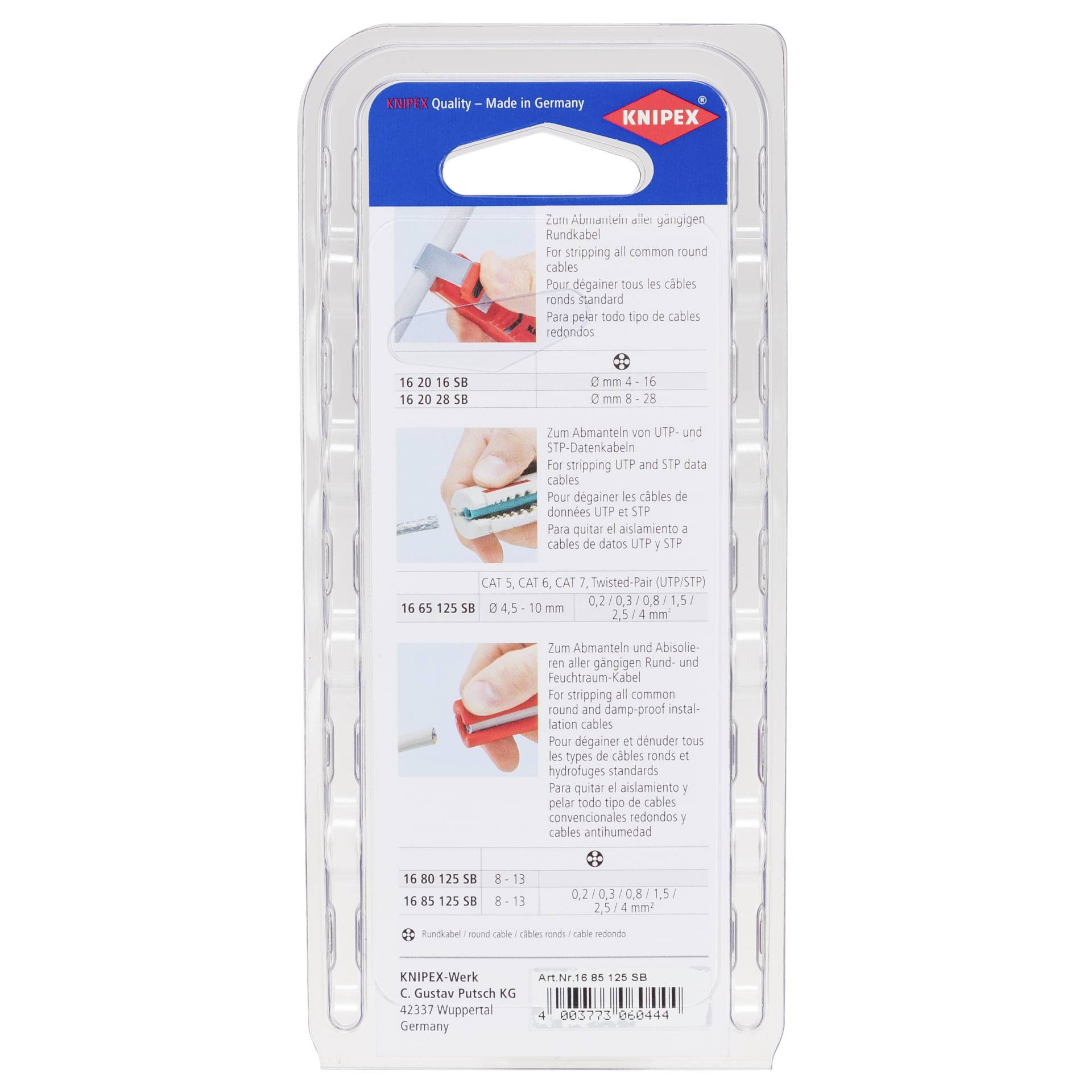 KNIPEX Abmantelungswerkzeug universal