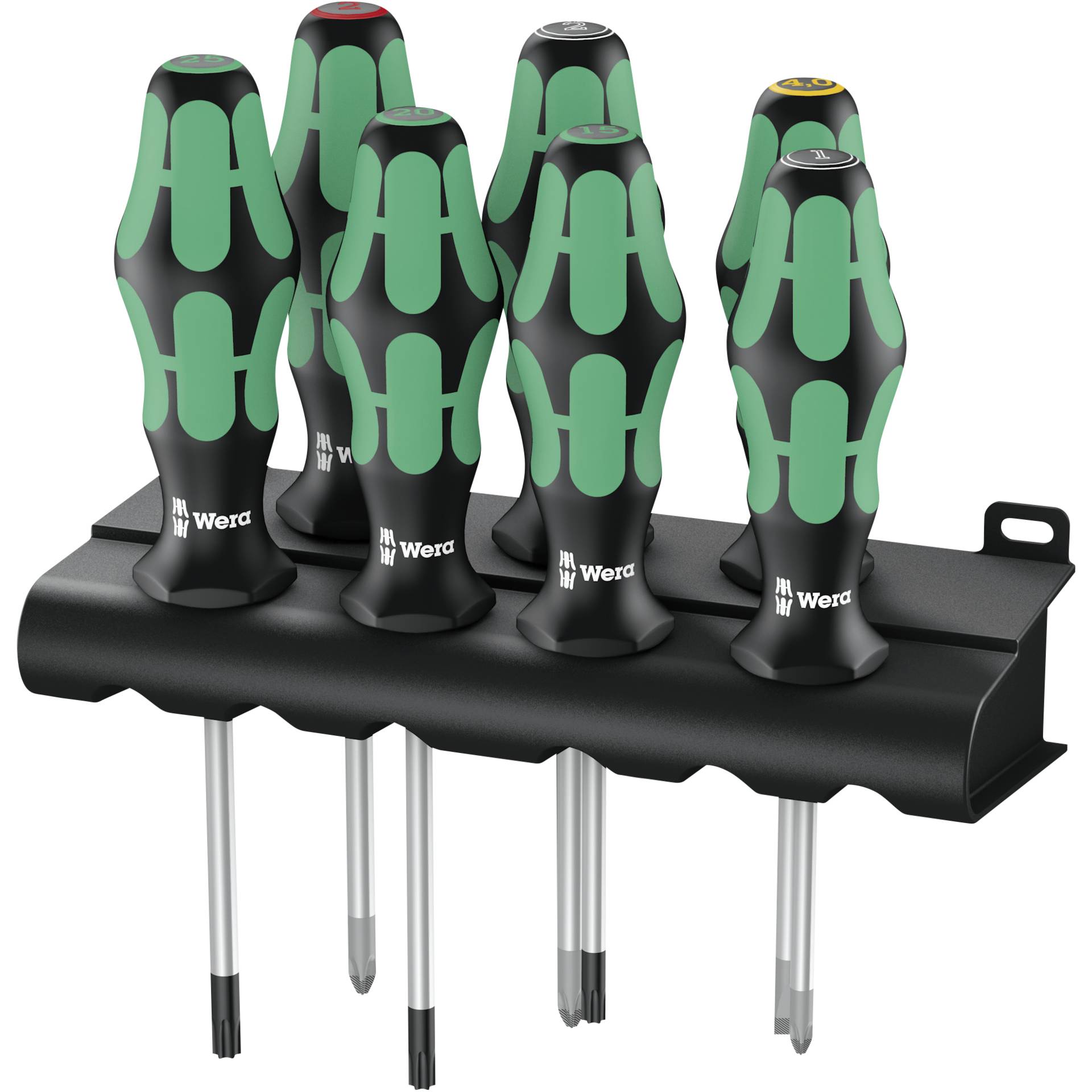 Wera 335/350/367/7 Rack Schraubendrehersatz Kraftform