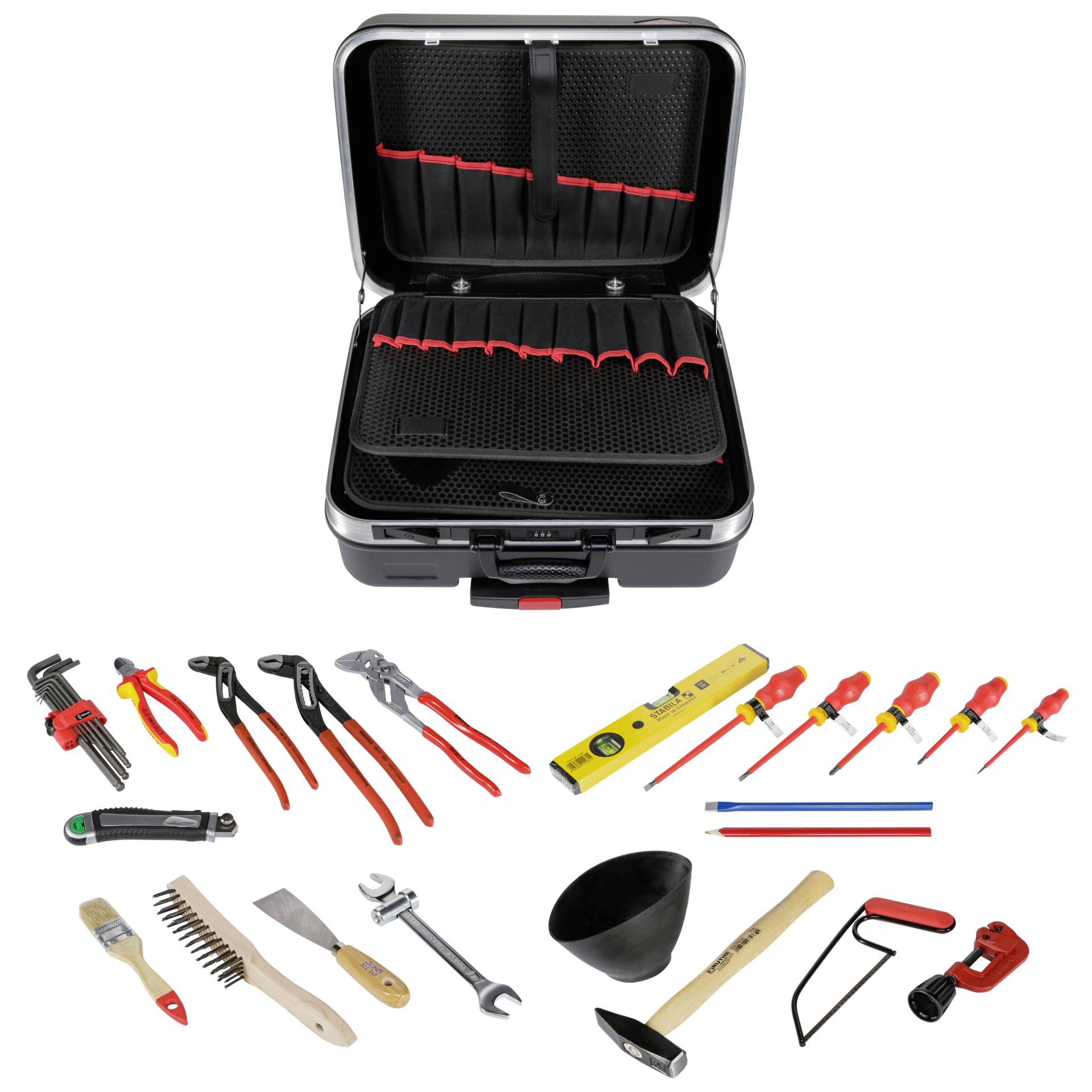 KNIPEX BIG Basic Move Sanitär Werkzeugkoffer