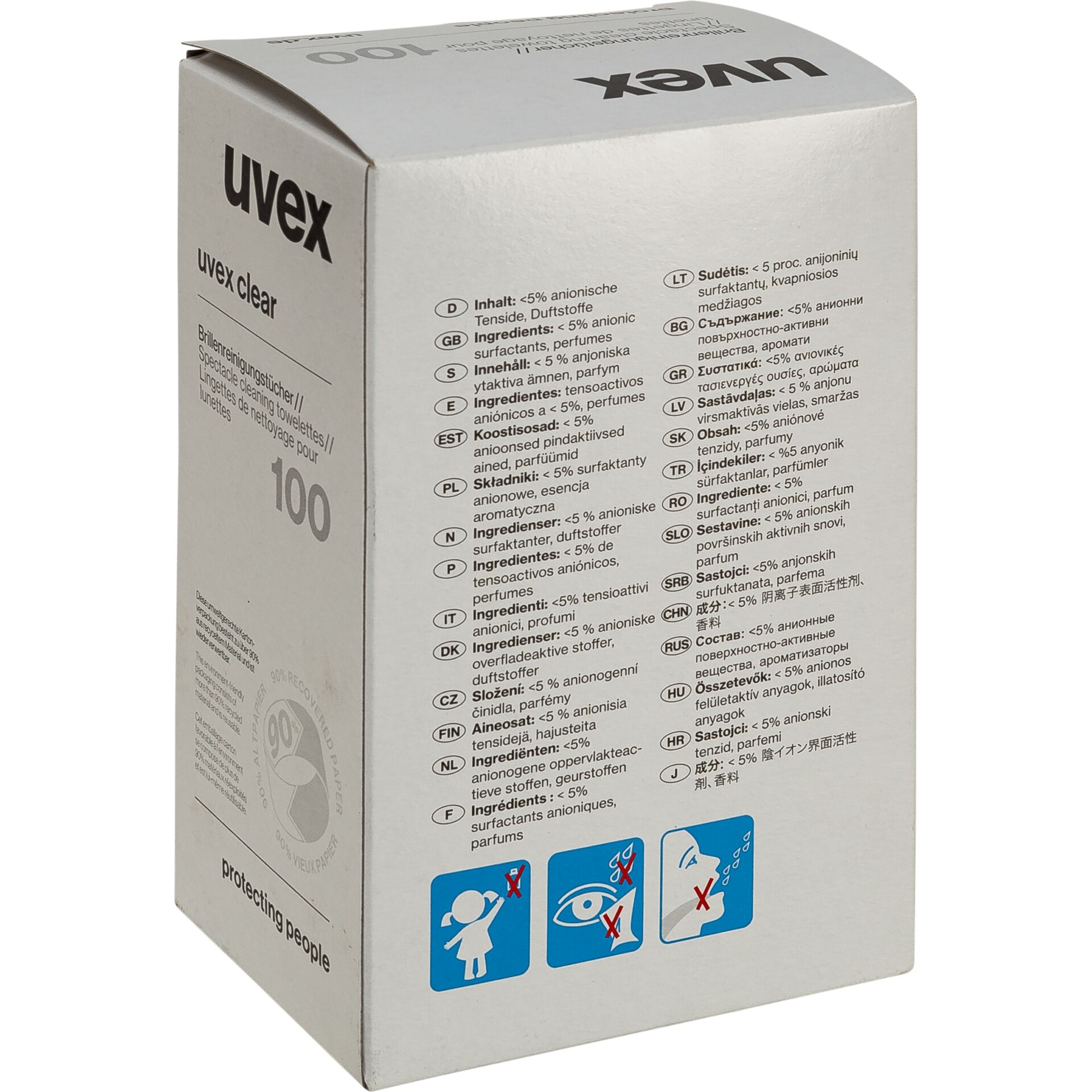 uvex Feuchtreinigungstücher 100 St.