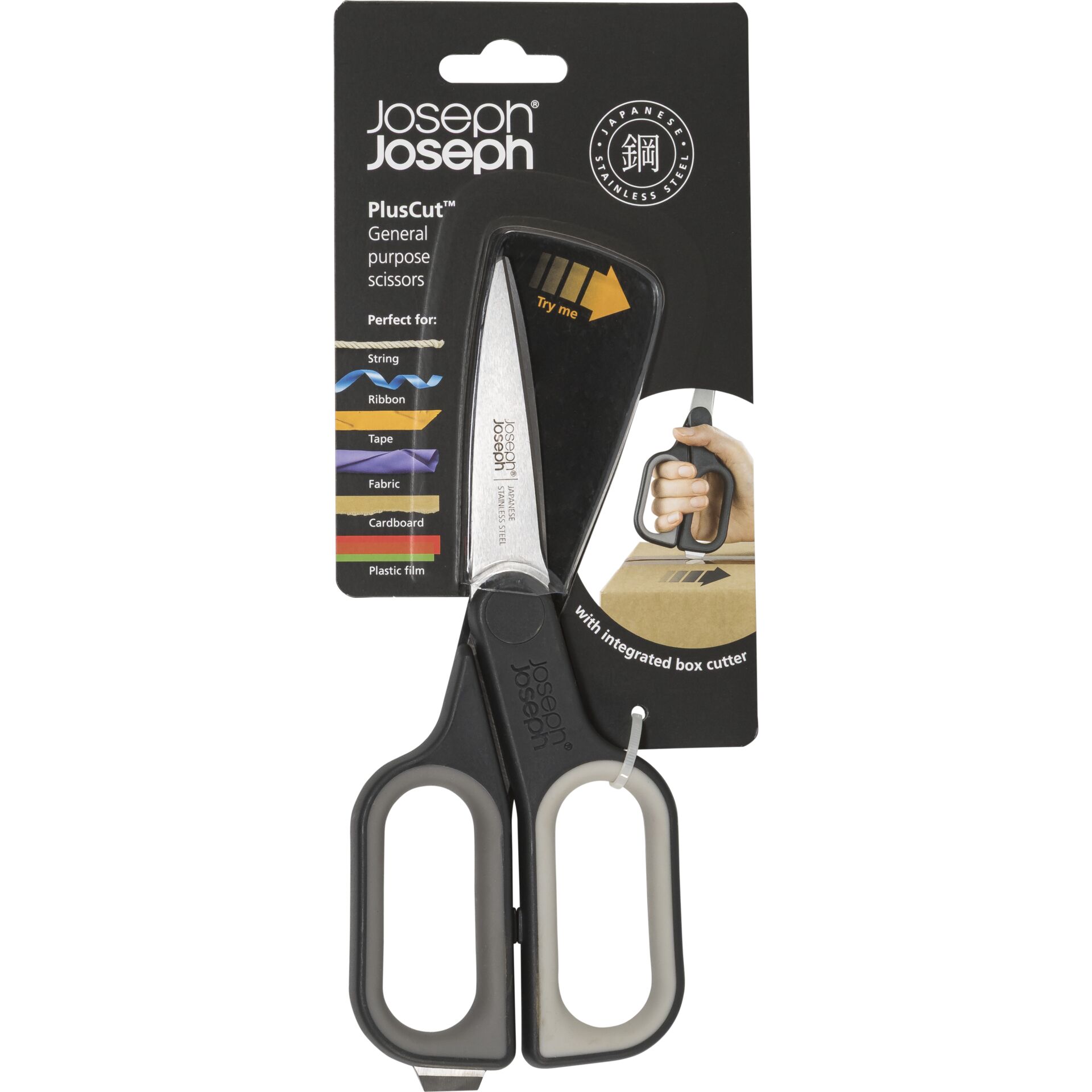 Joseph Joseph CutPlus grau Allzweckschere mit Box Cutter