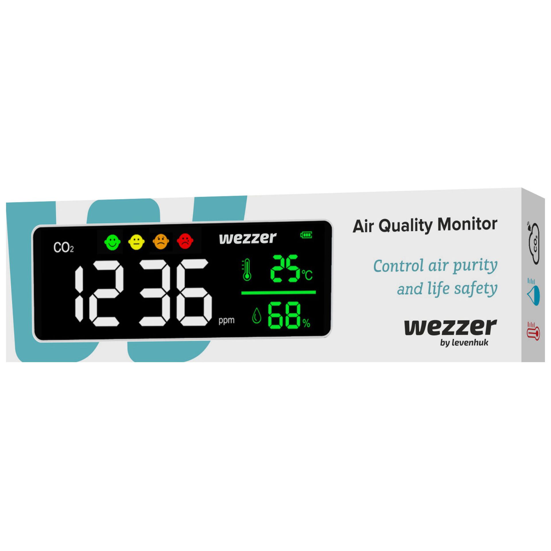 Levenhuk Wezzer Air MC50 Luftqualitätsmessgerät