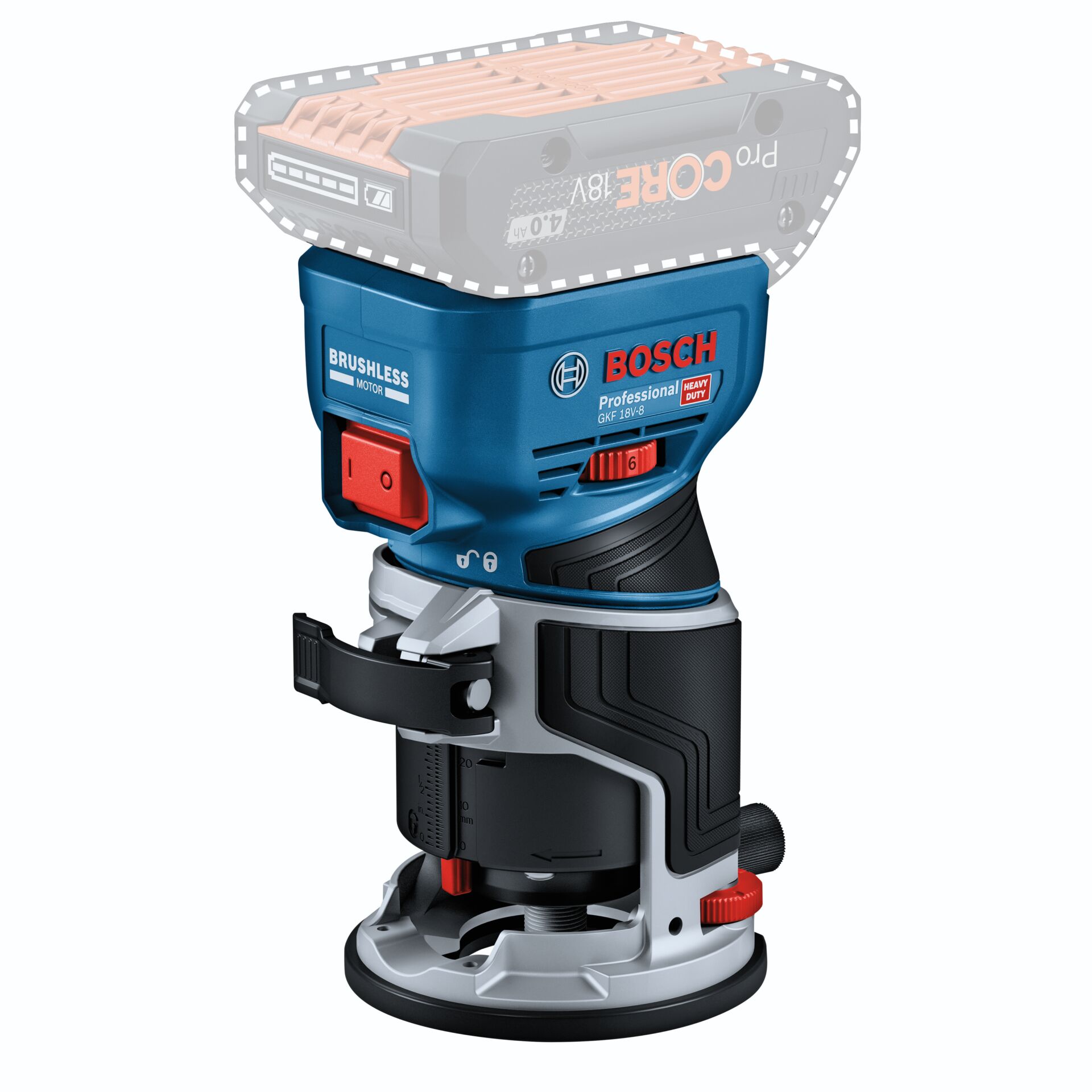 Bosch GKF 18V-8 Akku-Kantenfräse