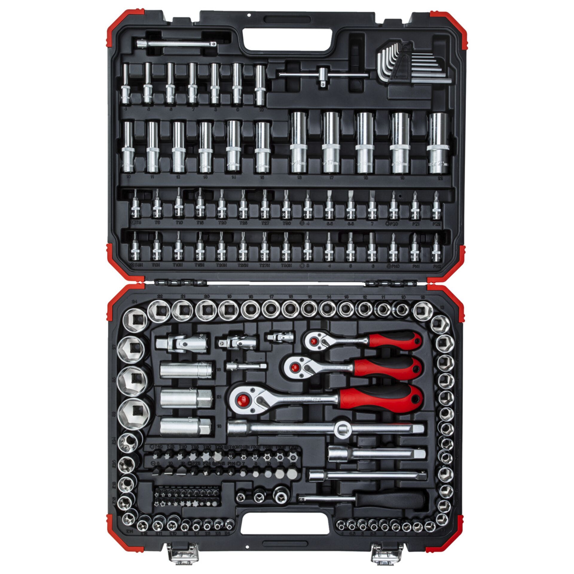 GEDORE red Steckschl.-Satz 1/4 + 3/8 +1/2  172-teilig