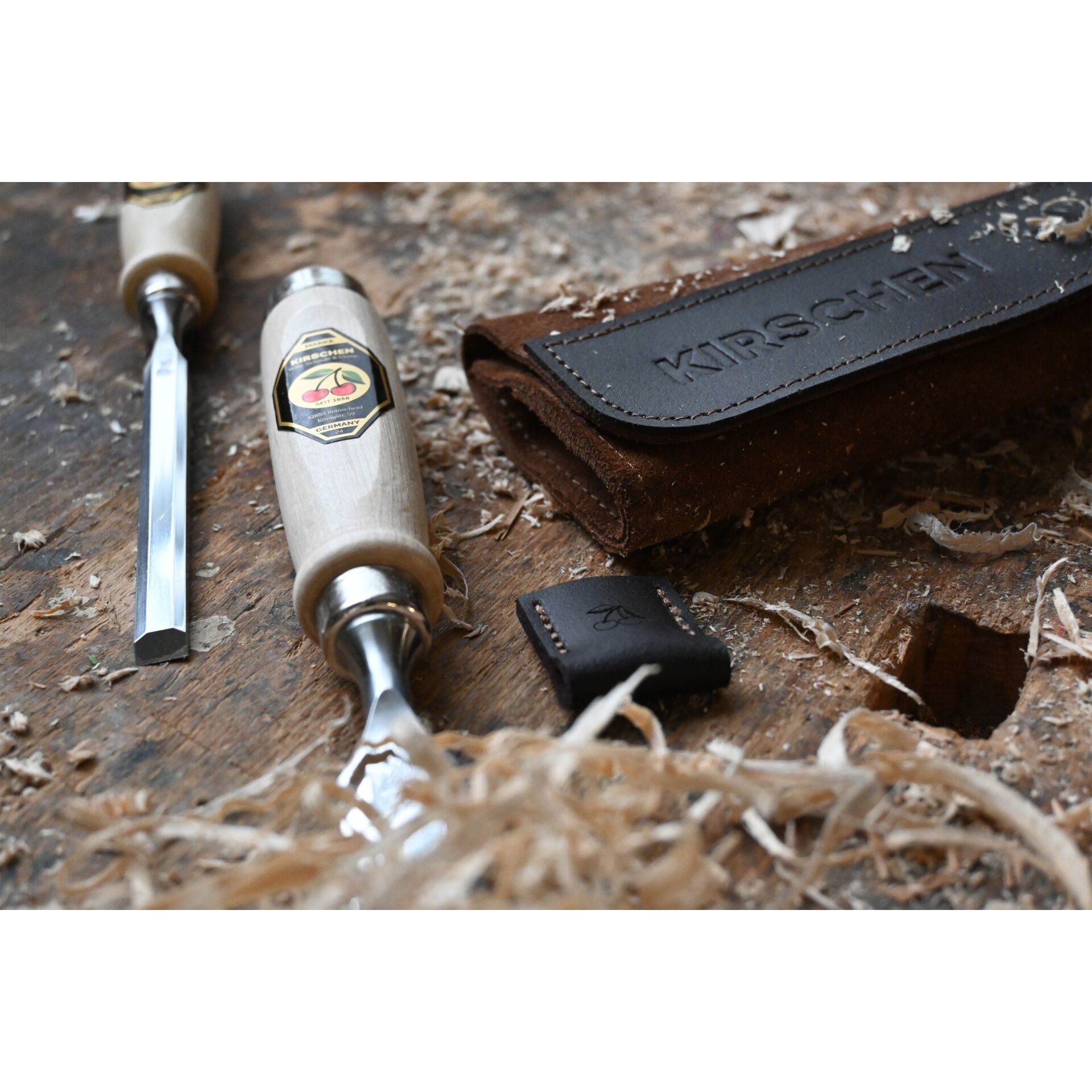 Kirschen Stechbeitelsatz 8-tlg. Tasche 4-6-10-12-16-20-26-30