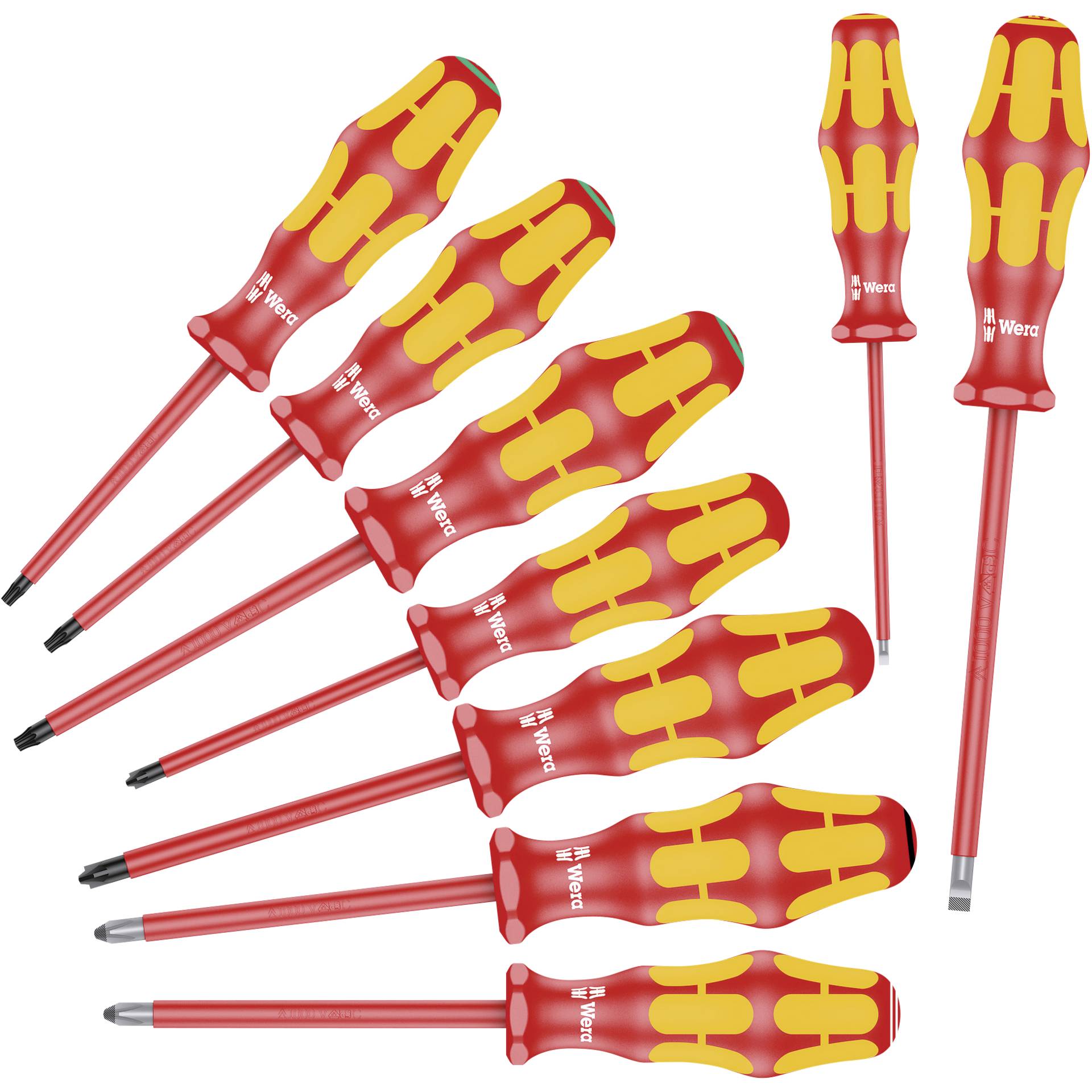 Wera 160 i/162 i/167 i/9 Schraubendrehersatz Kraftform