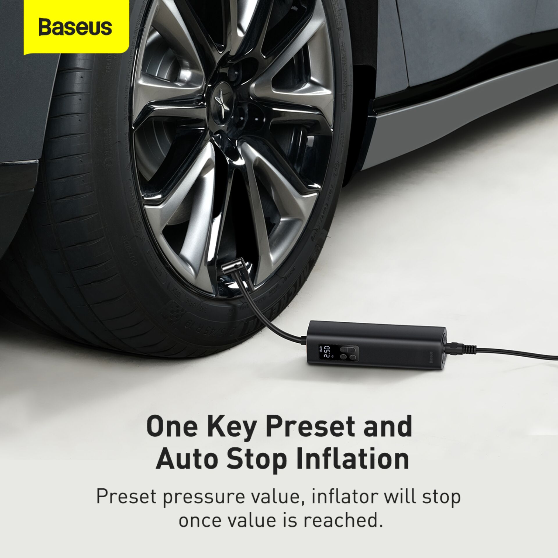 Baseus Mini Autokompressor Schwarz