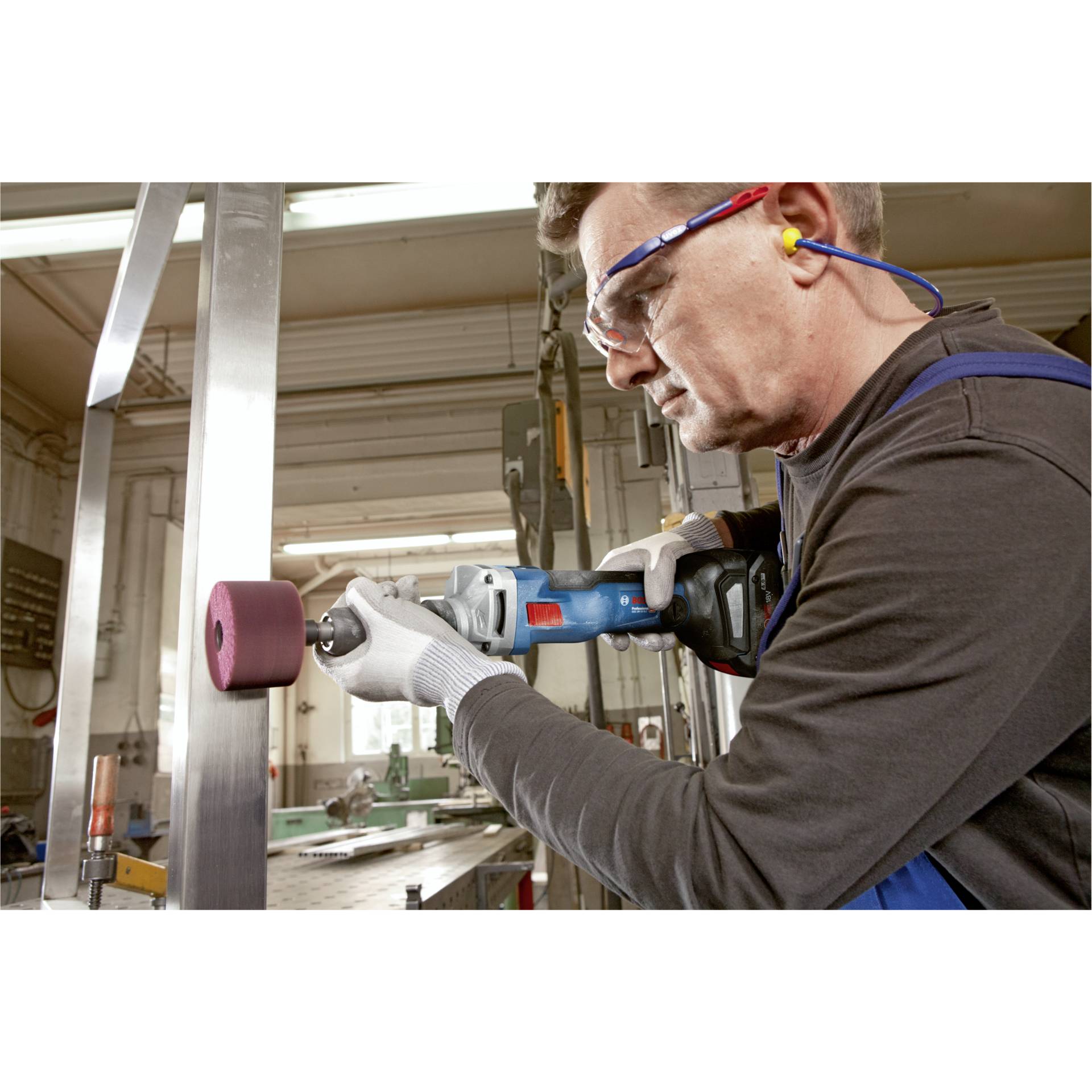 Bosch GGS 18V-10 SLC Karton Akku-Geradeschleifer