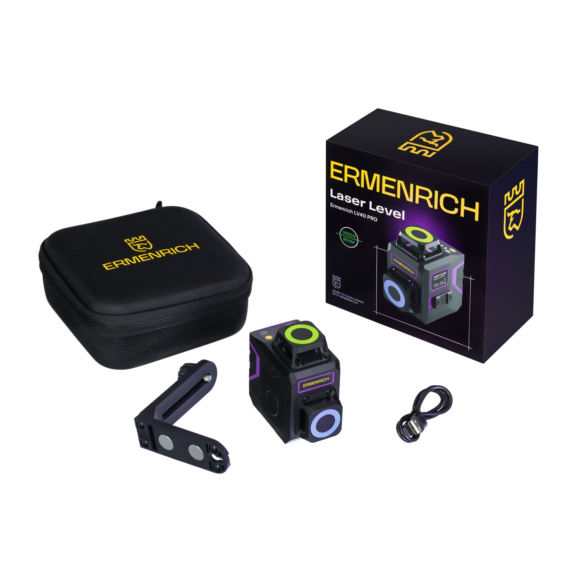 Ermenrich LV40 PRO Laserniveau violett