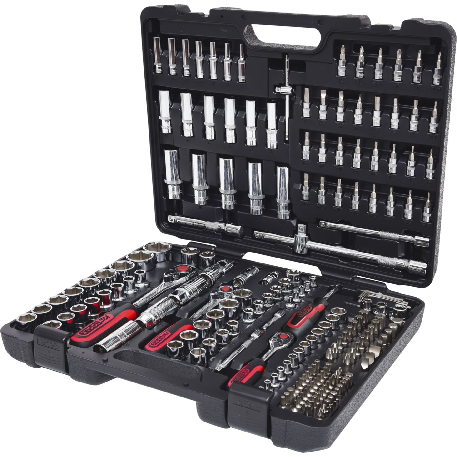 KS Tools 1/4 +3/8 +1/2  195tlg CHROMEplus Steckschl.-Satz