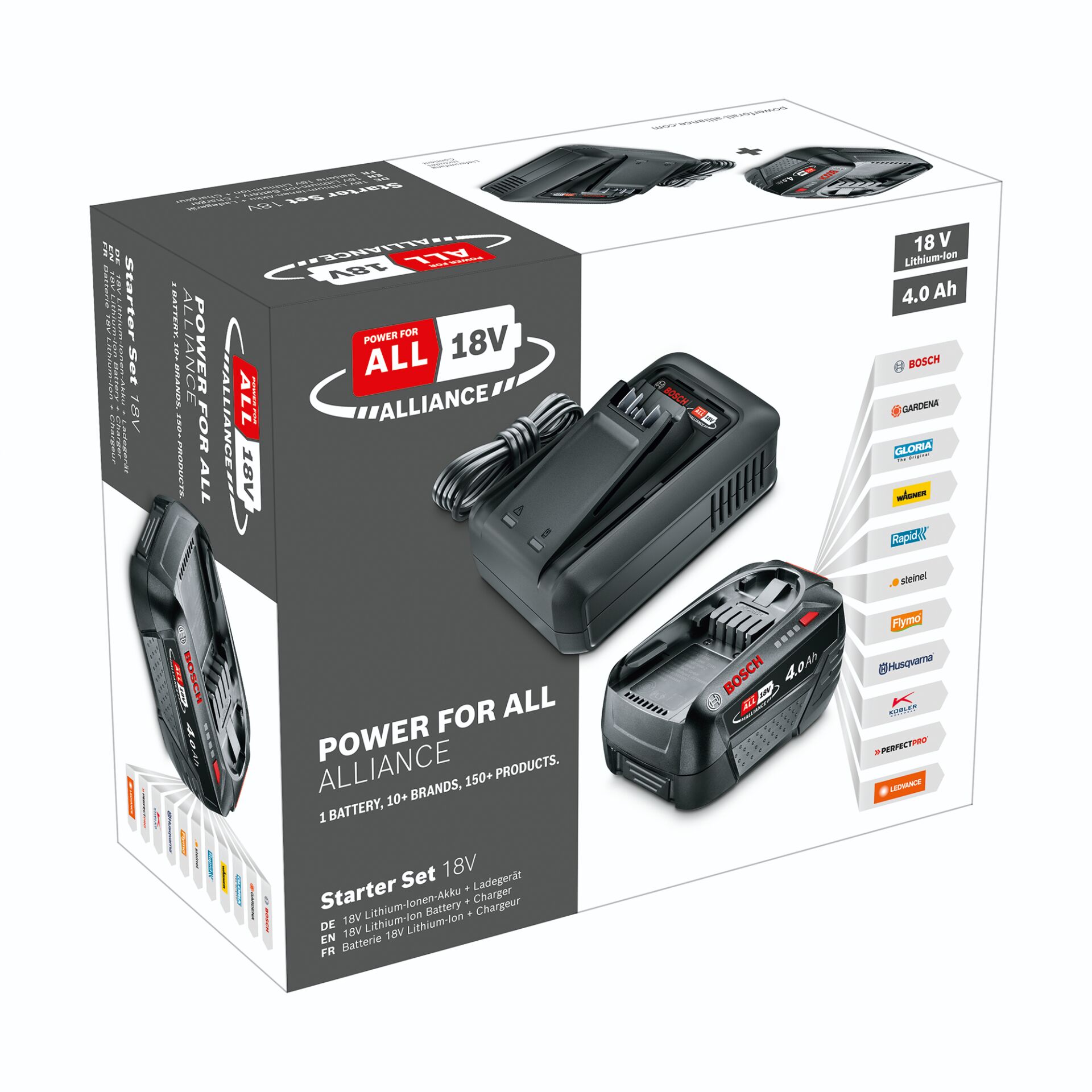 Bosch PBA 18V 4,0Ah + AL 18V-20 Starter Set