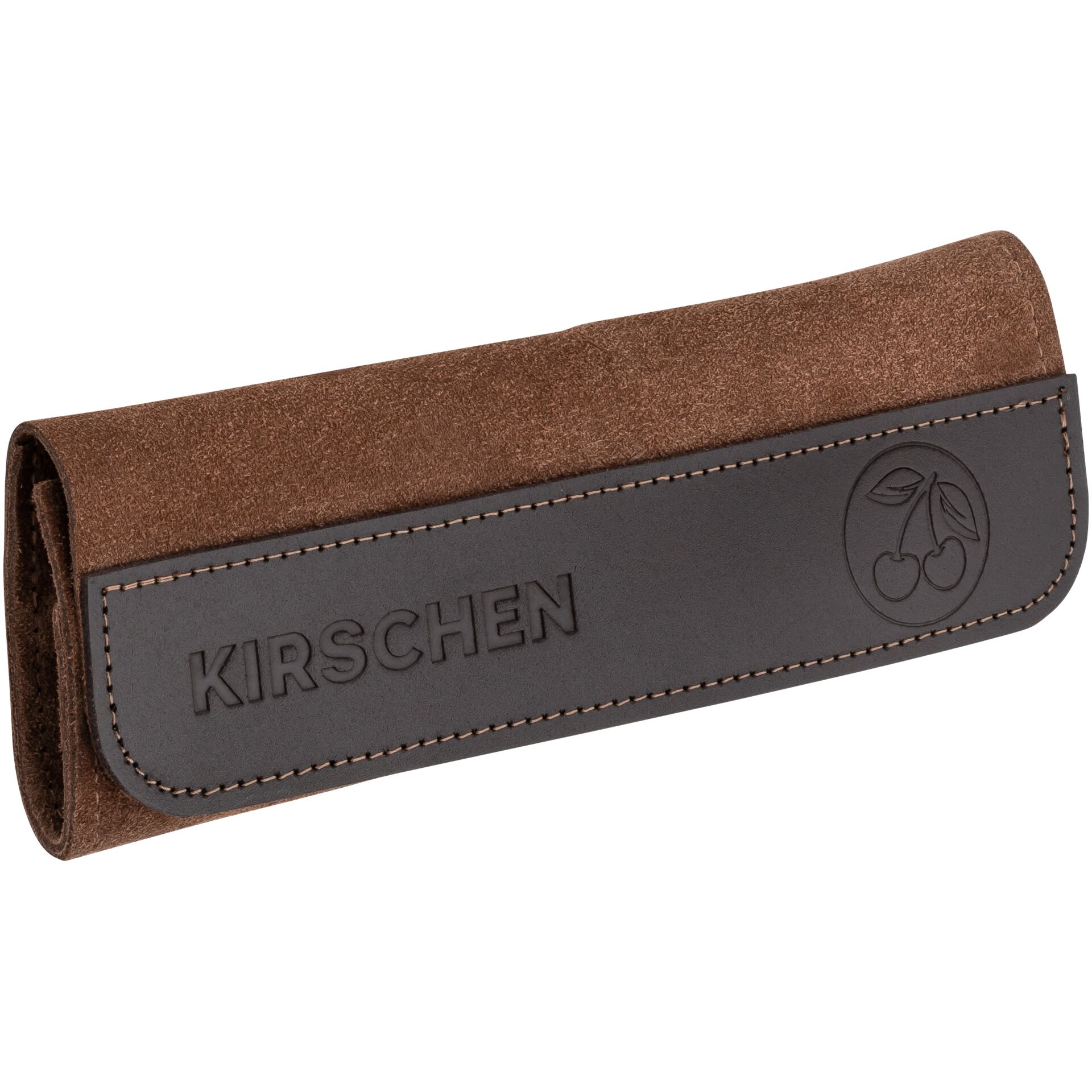 Kirschen Schnitzmessersatz in Velourleder-Rolltasche