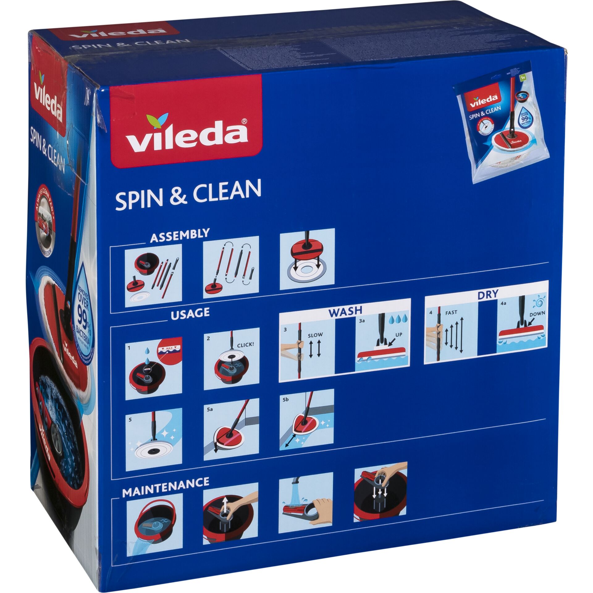 Vileda Spin & Clean Bodenwischer