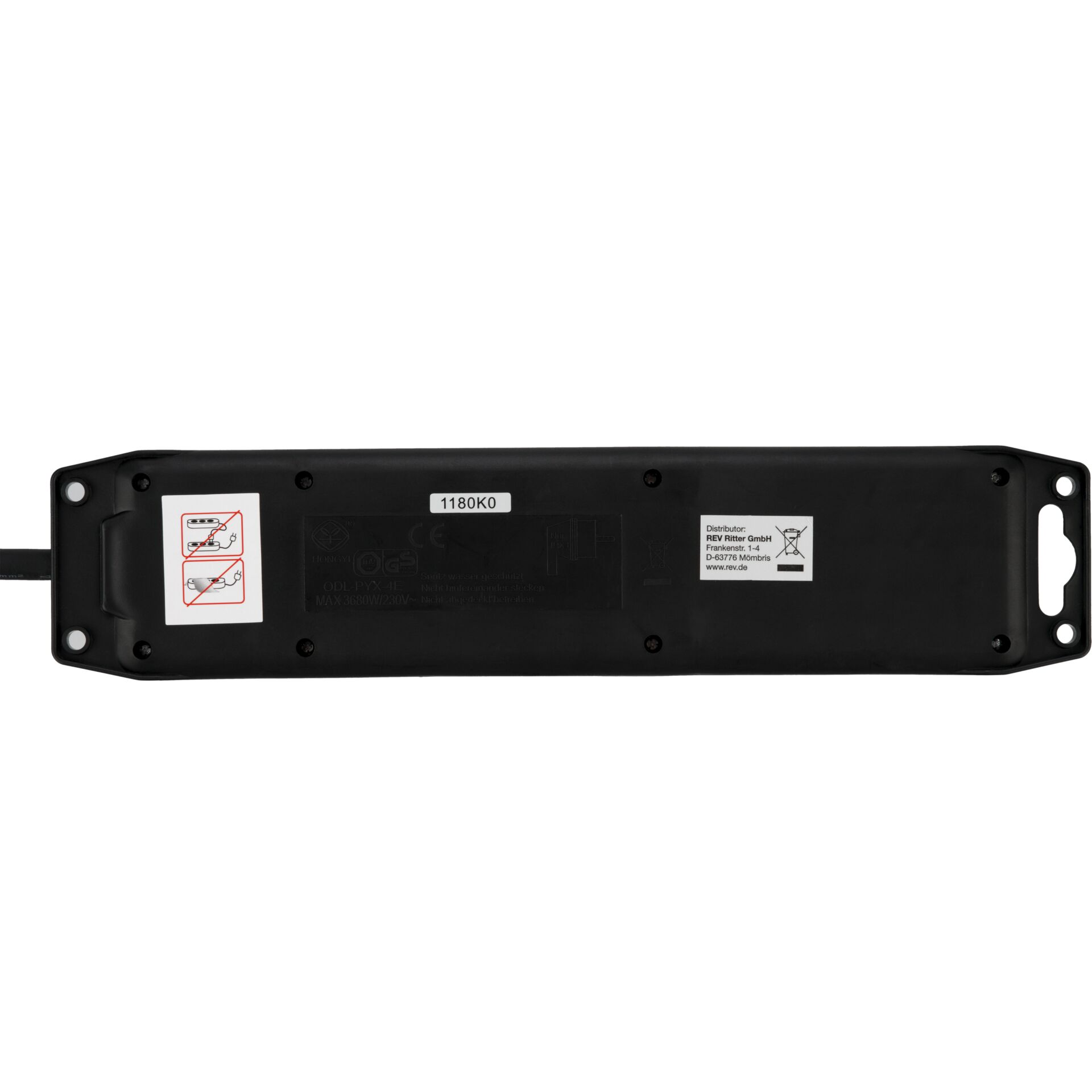 REV Steckdosenleiste IP44 4-fach 1,4m