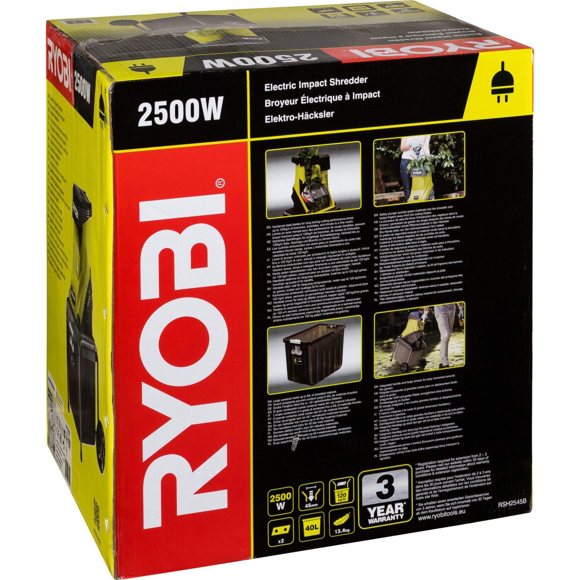 Ryobi RSH2545B Elektro-Häcksler