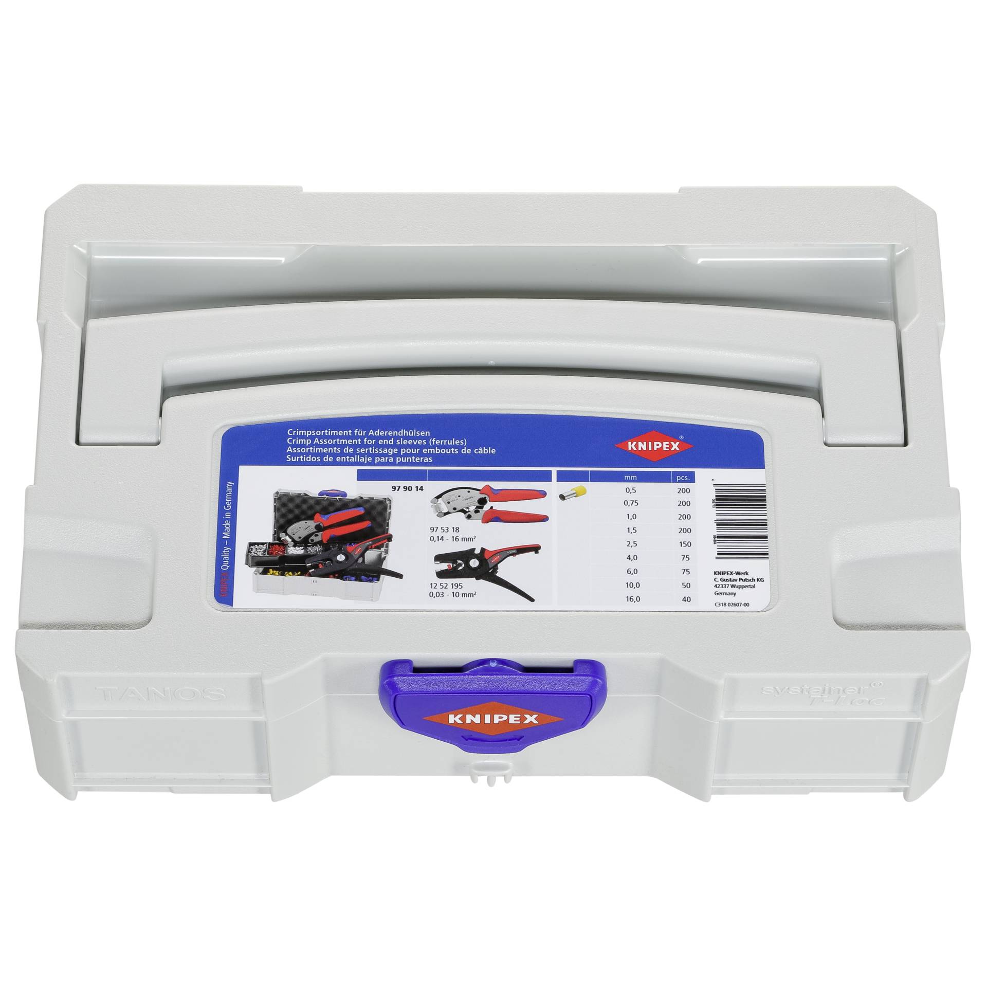 KNIPEX Aderendhülsensortiment 1252195975318