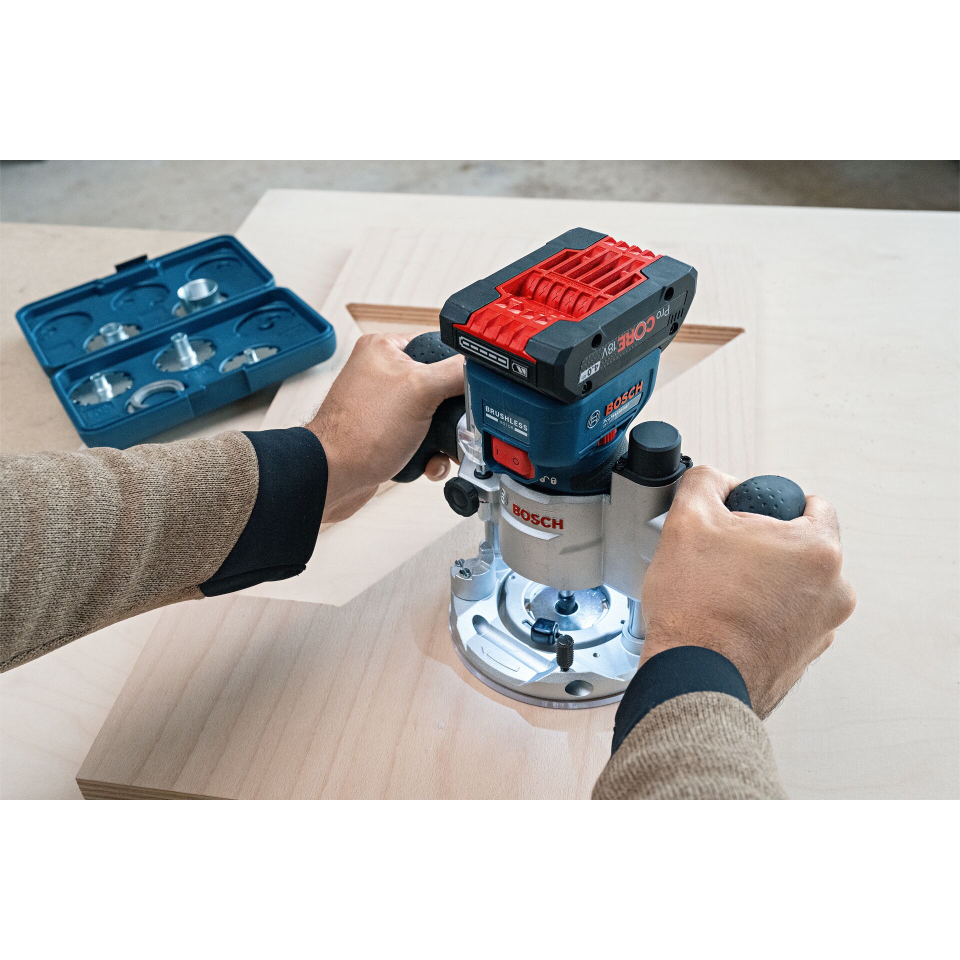 Bosch GKF 18V-8 Akku-Kantenfräse