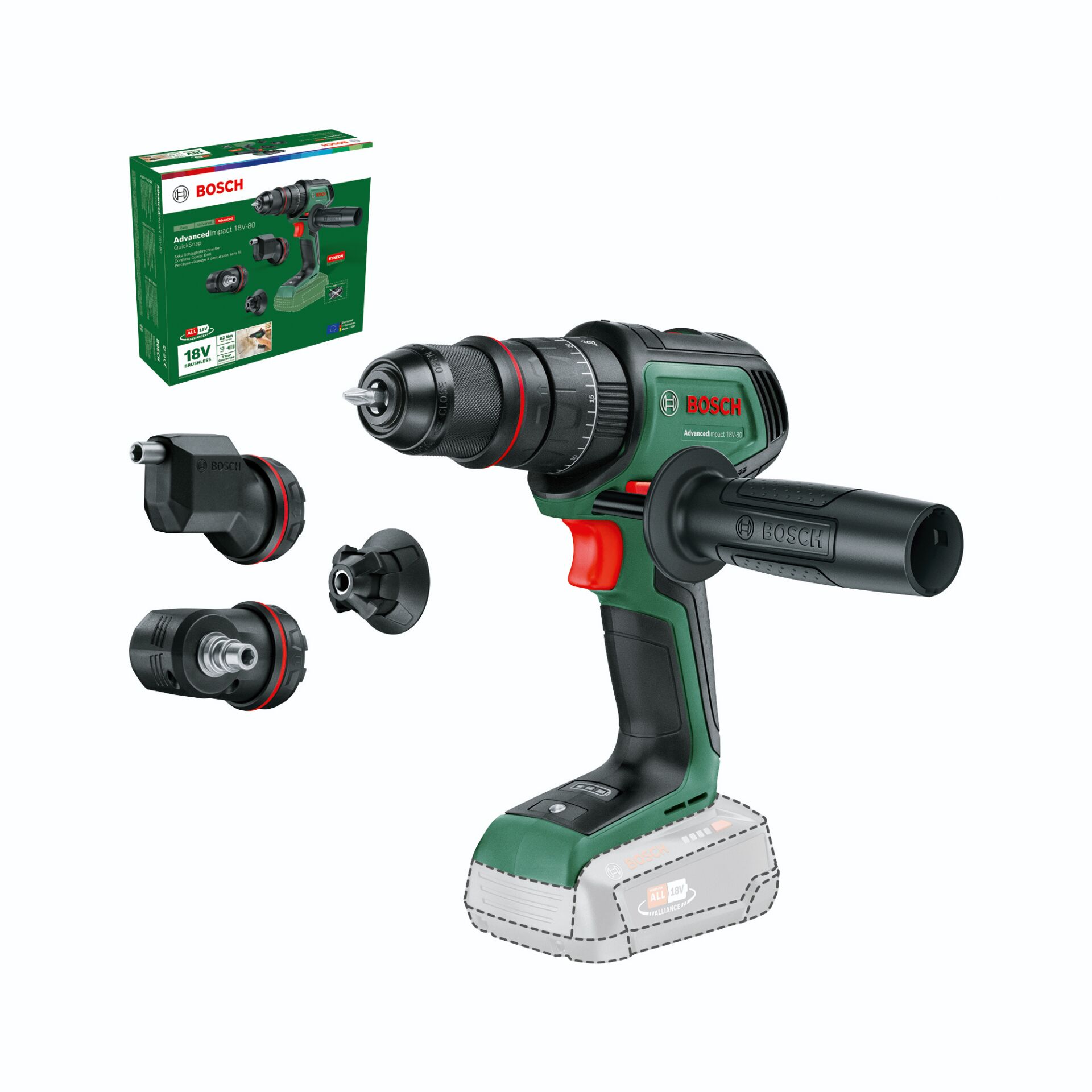 Bosch AdvancedImpact 18V Akku-Schlagbohrmaschine