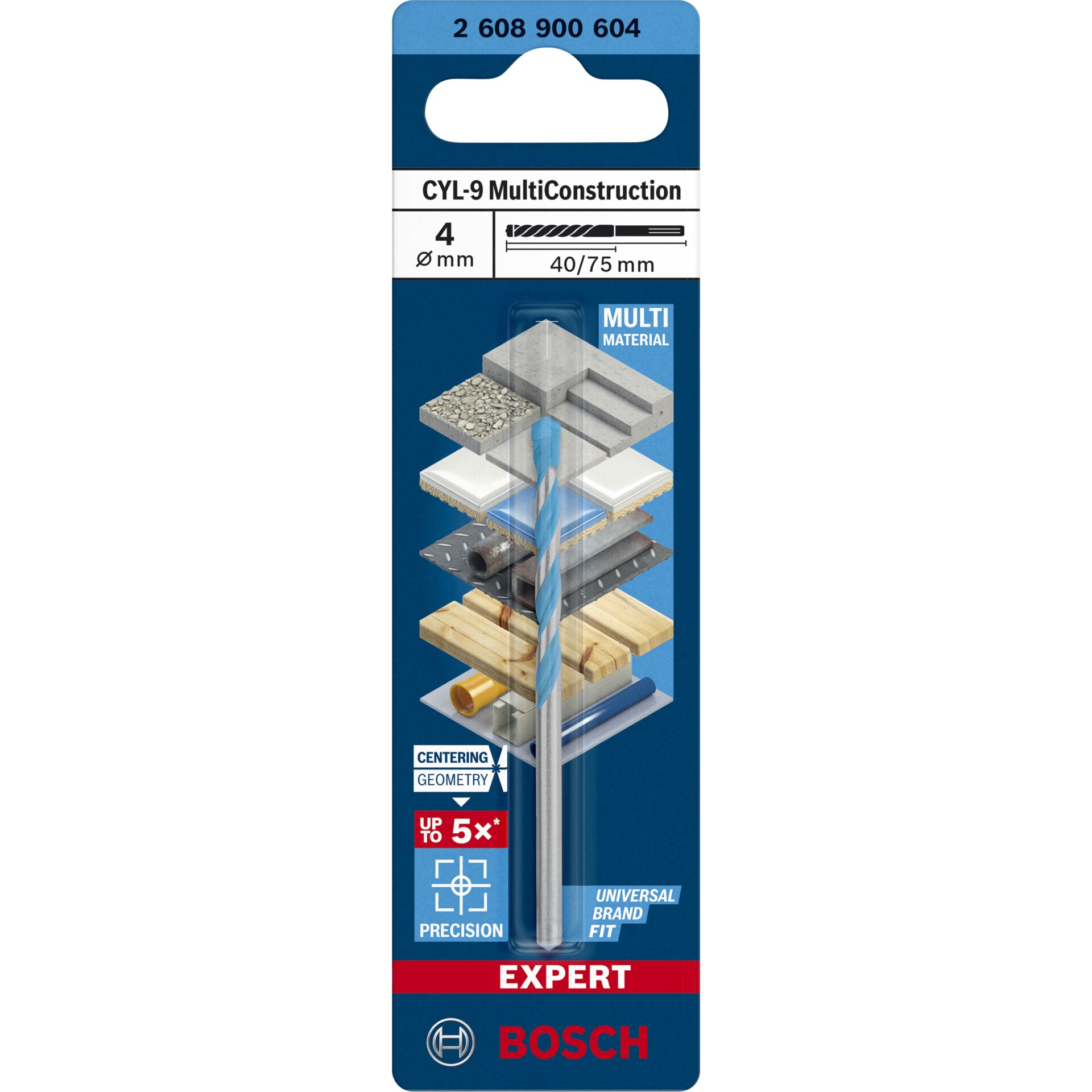Bosch  CYL-9 MC Bohrer 4x40x75mm EXPERT