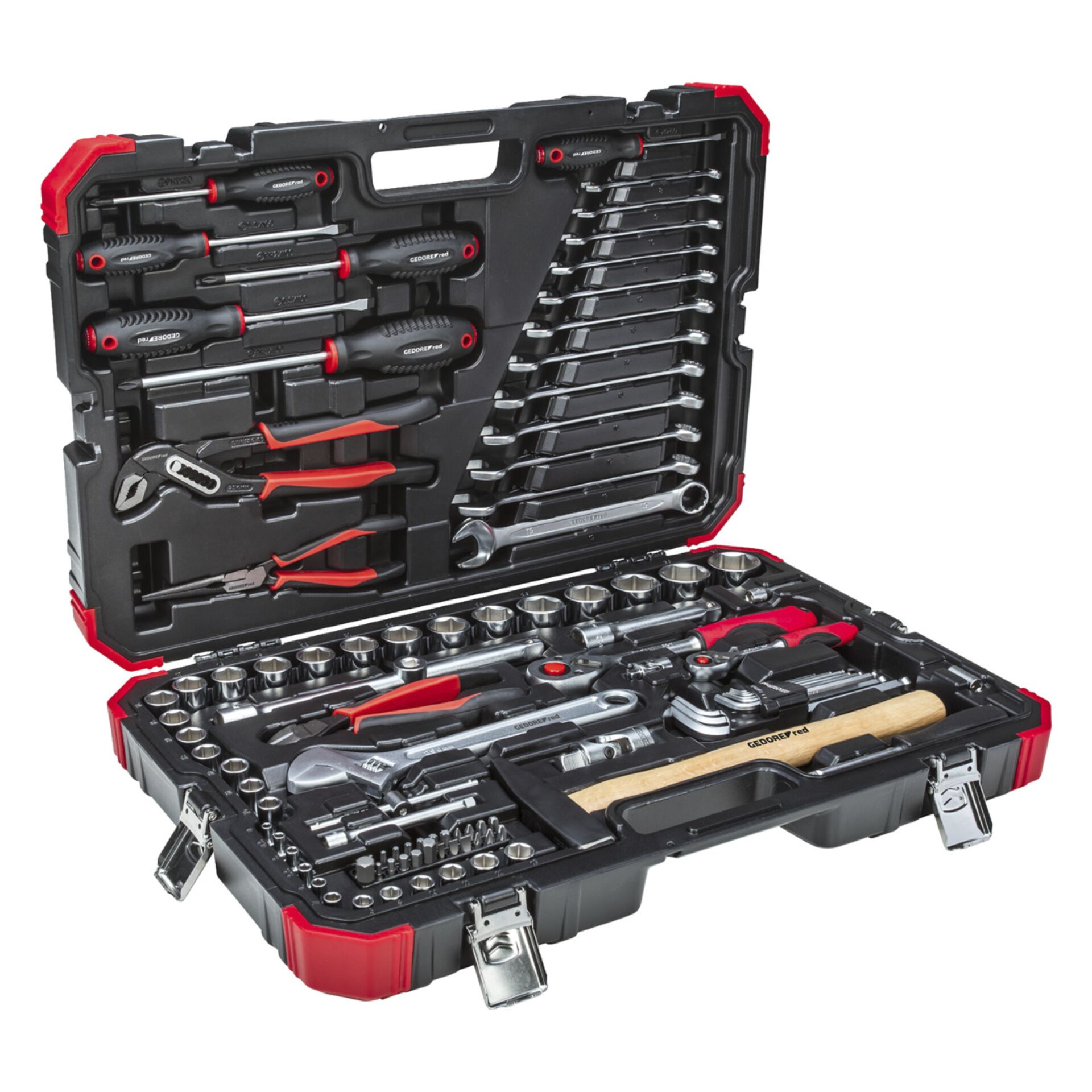GEDORE red Steckschlüssel-Satz 1/4  + 1/2  100-teilig
