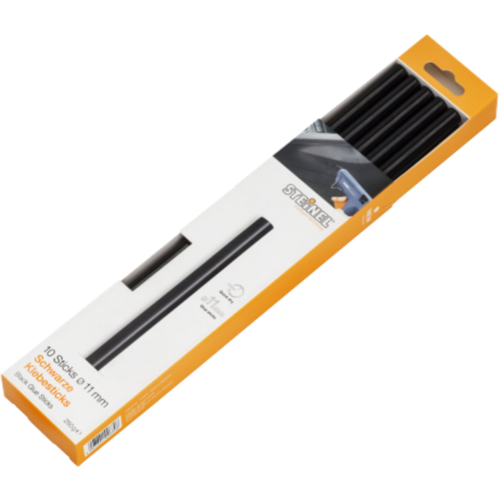1x10 Steinel Klebesticks 11mm schwarz 250G