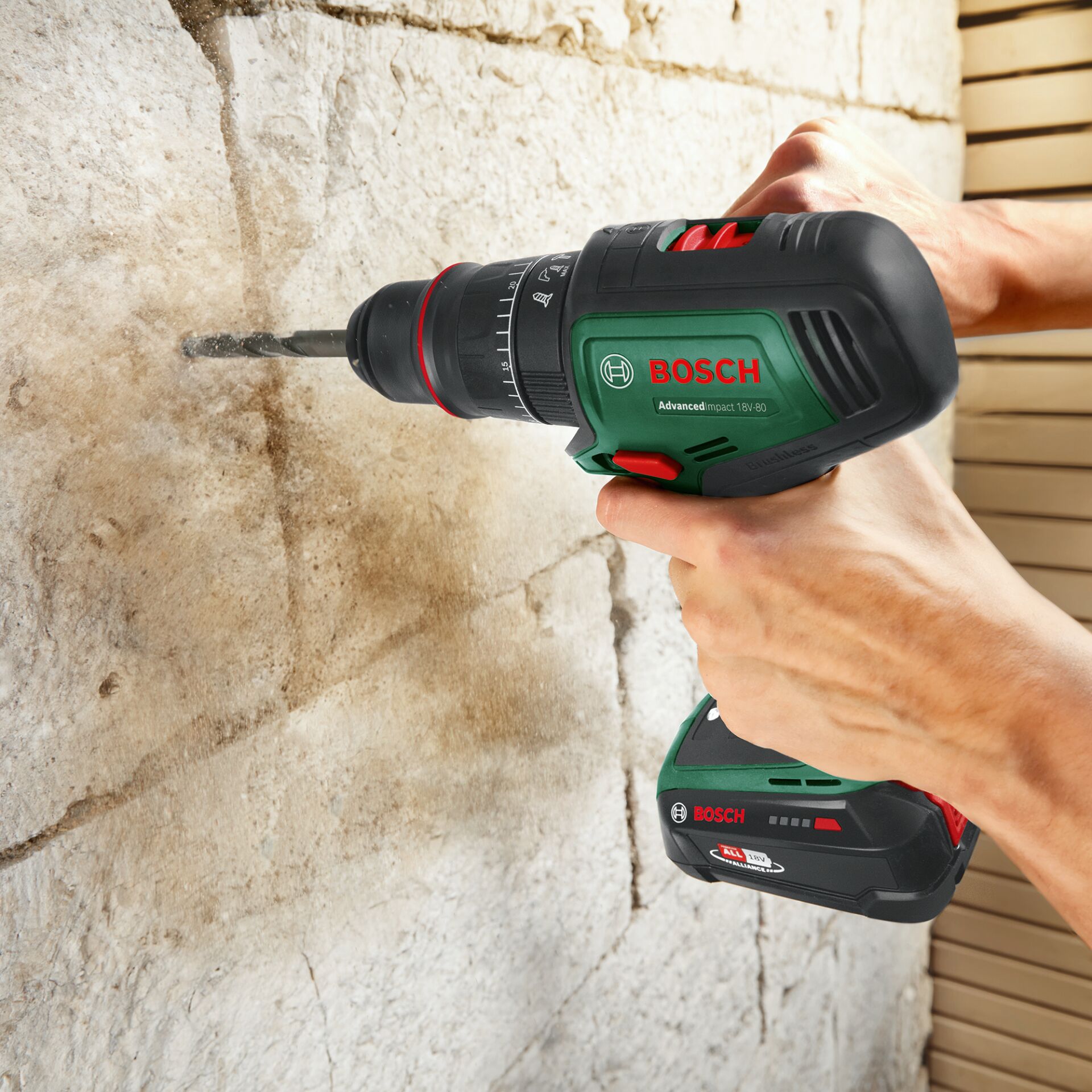 Bosch AdvancedImpact 18V Akku-Schlagbohrmaschine