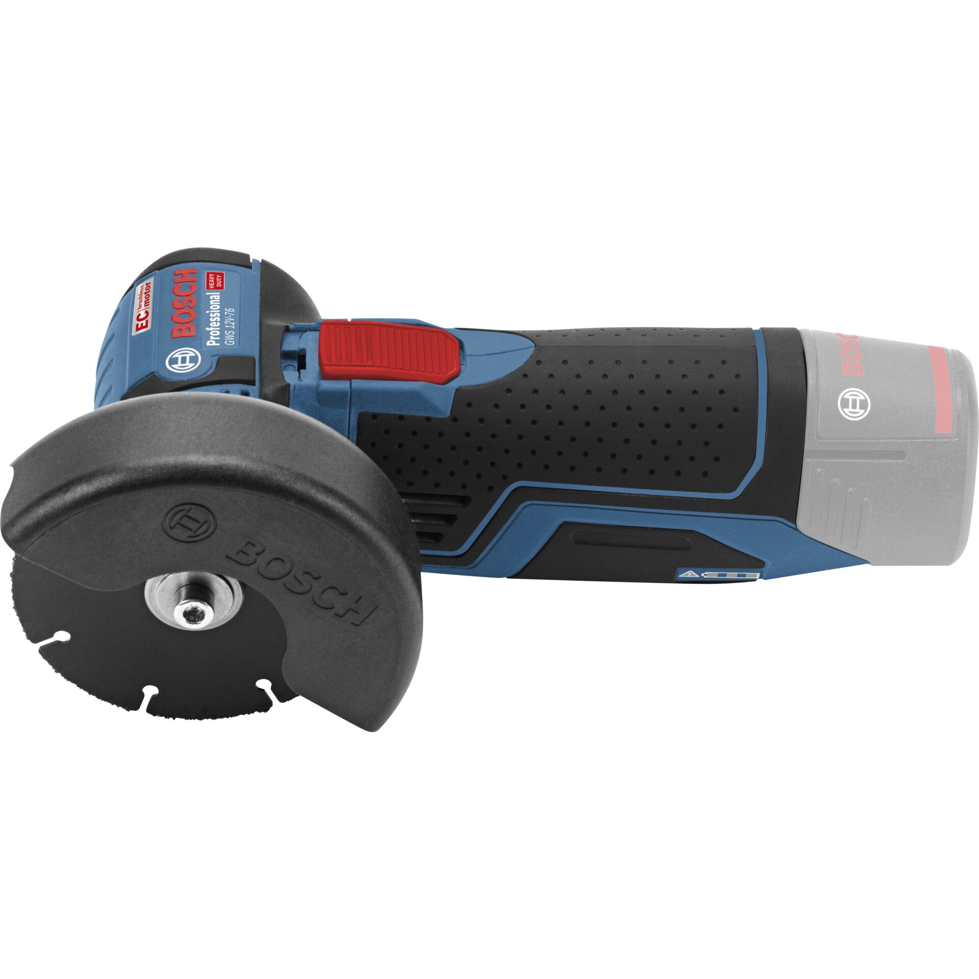 Bosch GWS 12V-76, 2x GBA 12V 3.0 Akku-Winkelschleifer